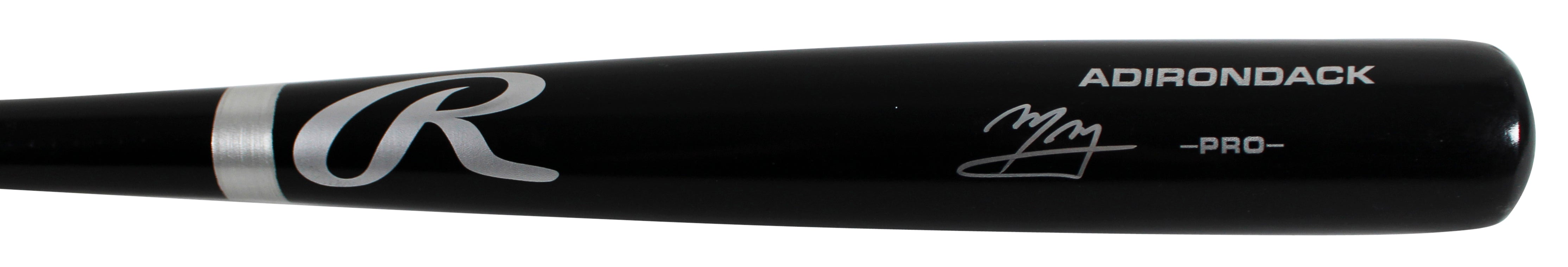 Padres Manny Machado Authentic Signed Black Rawlings Adirondack Baseball Bat BAS