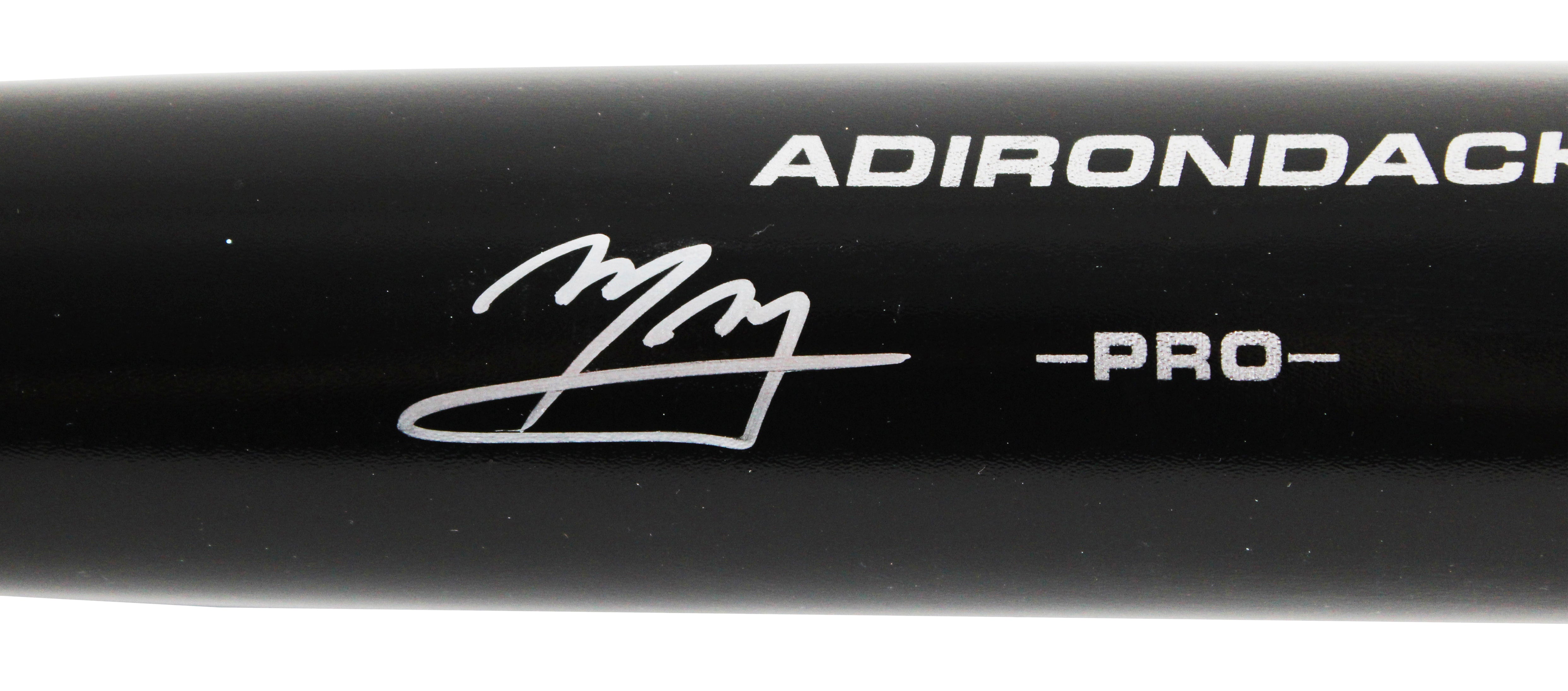 Padres Manny Machado Authentic Signed Black Rawlings Adirondack Baseball Bat BAS
