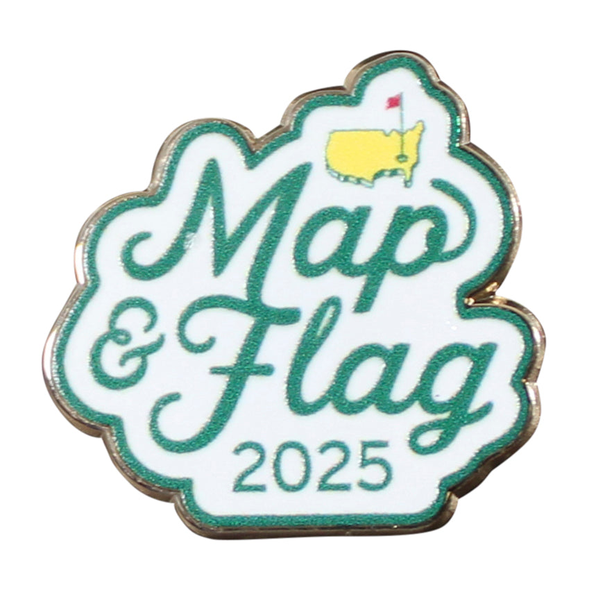 2025 Map & Flag Masters Augusta National Golf Club Pin
