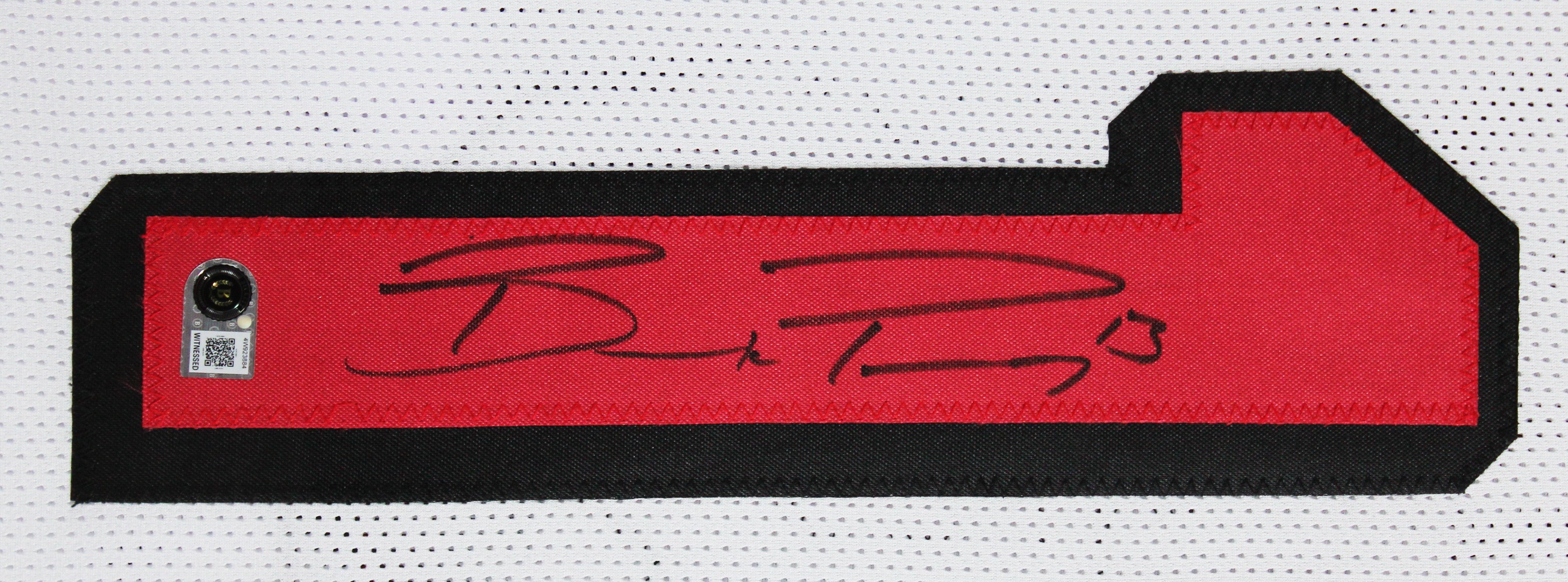 Brock Purdy Signed White Pro Style Framed Jersey w/ Dropshadow BAS Witnessed