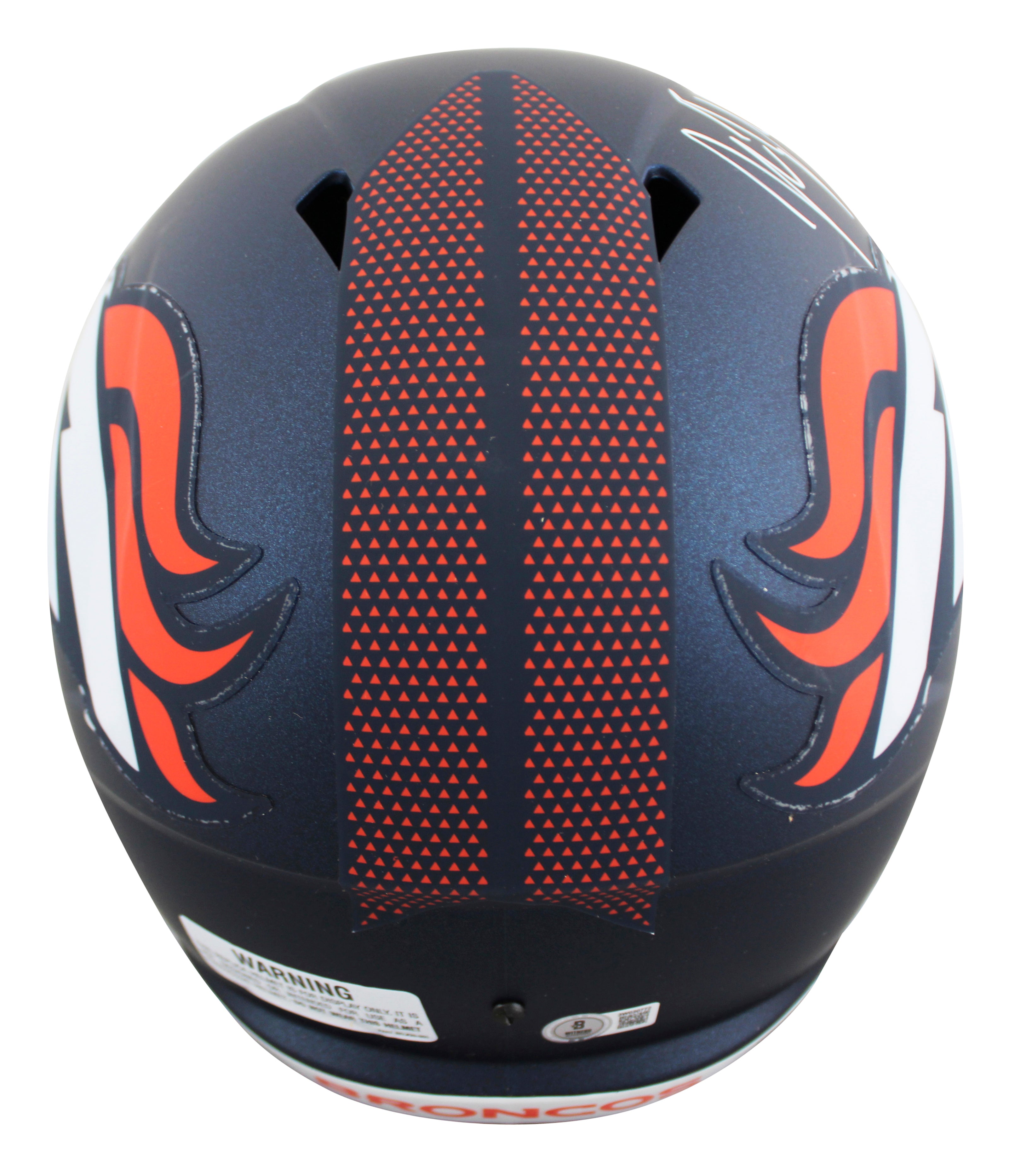 Broncos John Lynch Signed 2024 Full Size Speed Rep Helmet BAS Witnessed