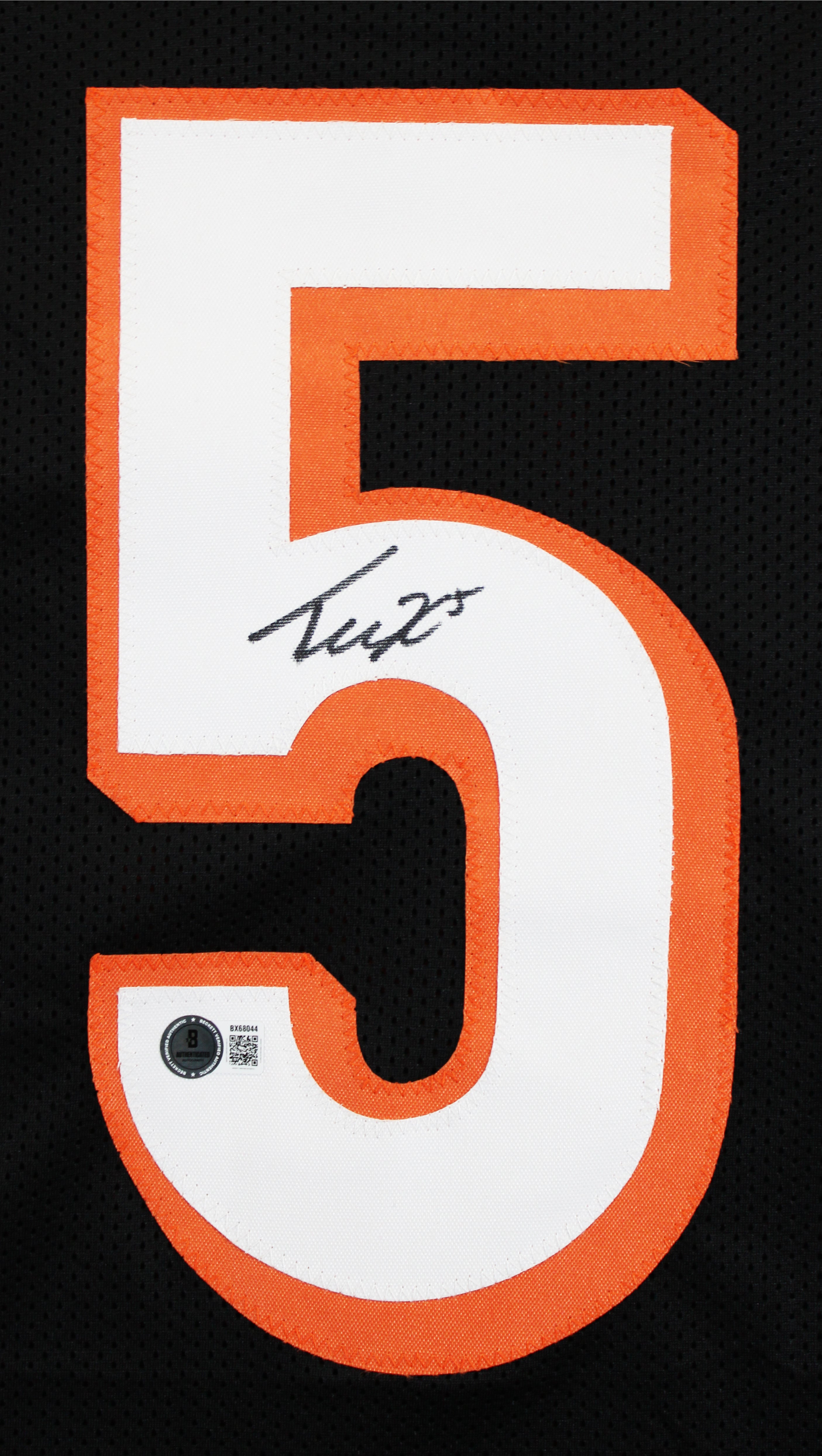 Tee Higgins Authentic Signed Black Pro Style Jersey Autographed BAS
