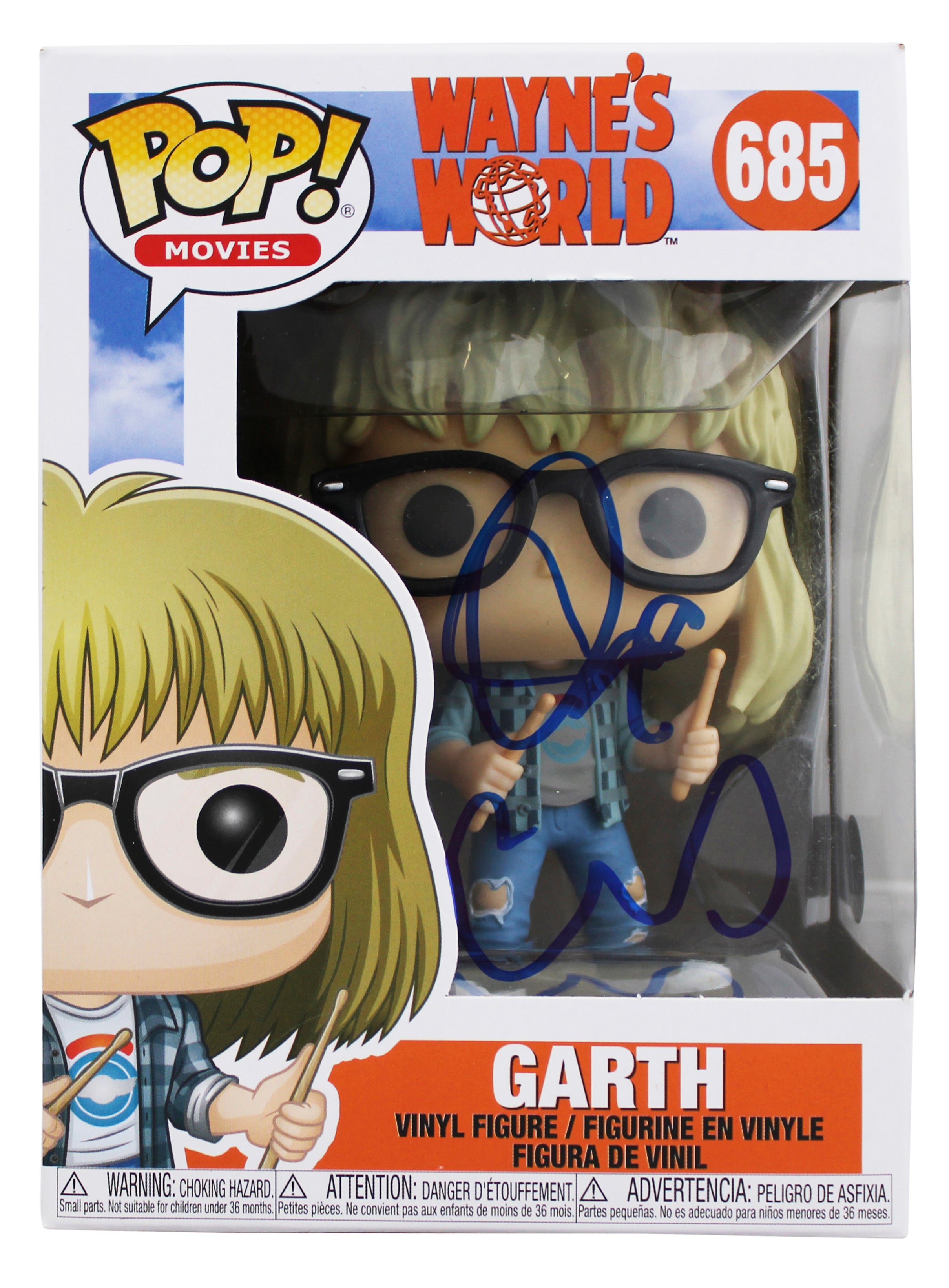 Dana Carvey Wayne's World Signed Garth #685 Funko Pop Vinyl Figure BAS #BJ033004