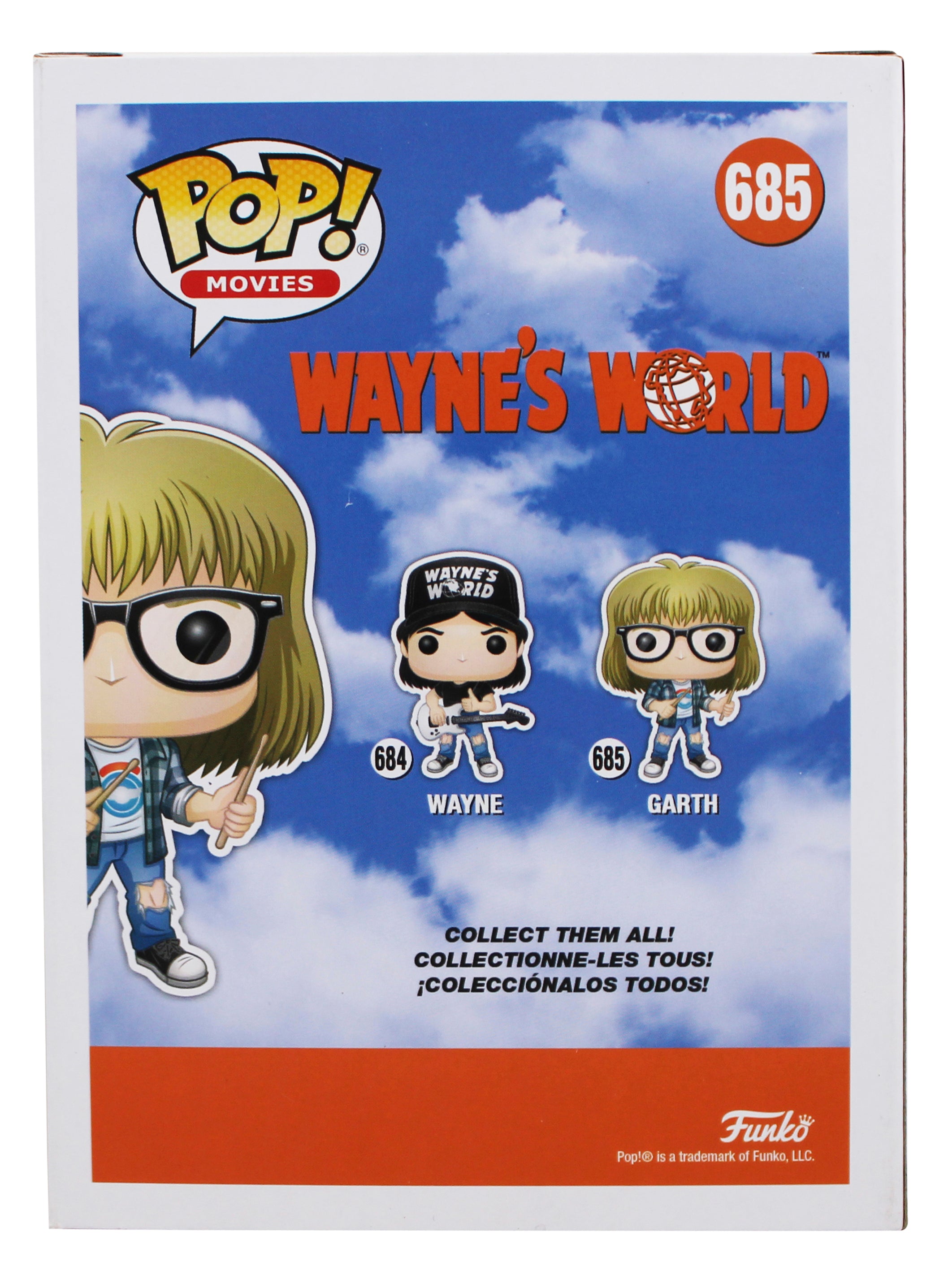Dana Carvey Wayne's World Signed Garth #685 Funko Pop Vinyl Figure BAS #BJ033004
