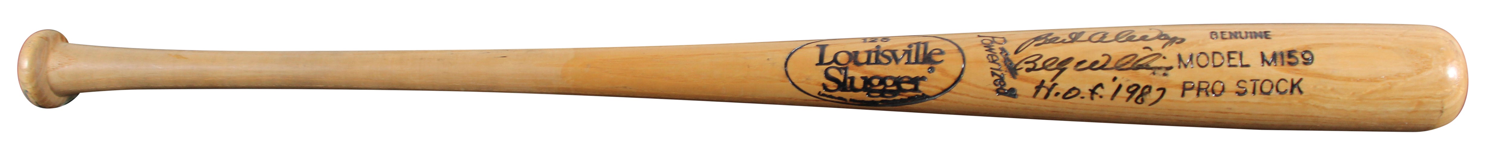 Billy Williams "2x Insc" Signed Louisville Slugger Baseball Bat BAS #BU55135