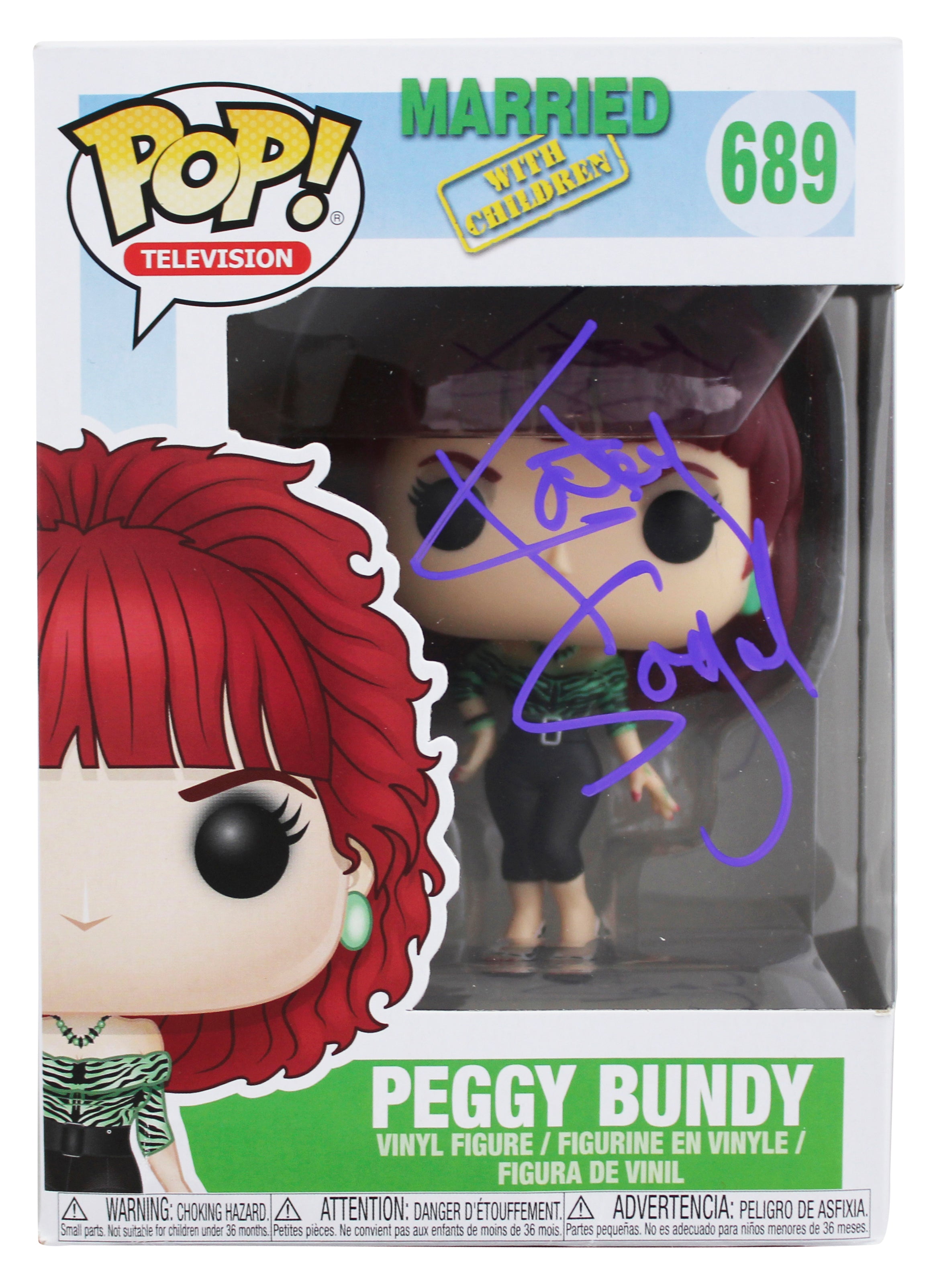 Katey Sagal Married W/ Children Signed Peggy #689 Funko Pop Figure JSA #CE80506