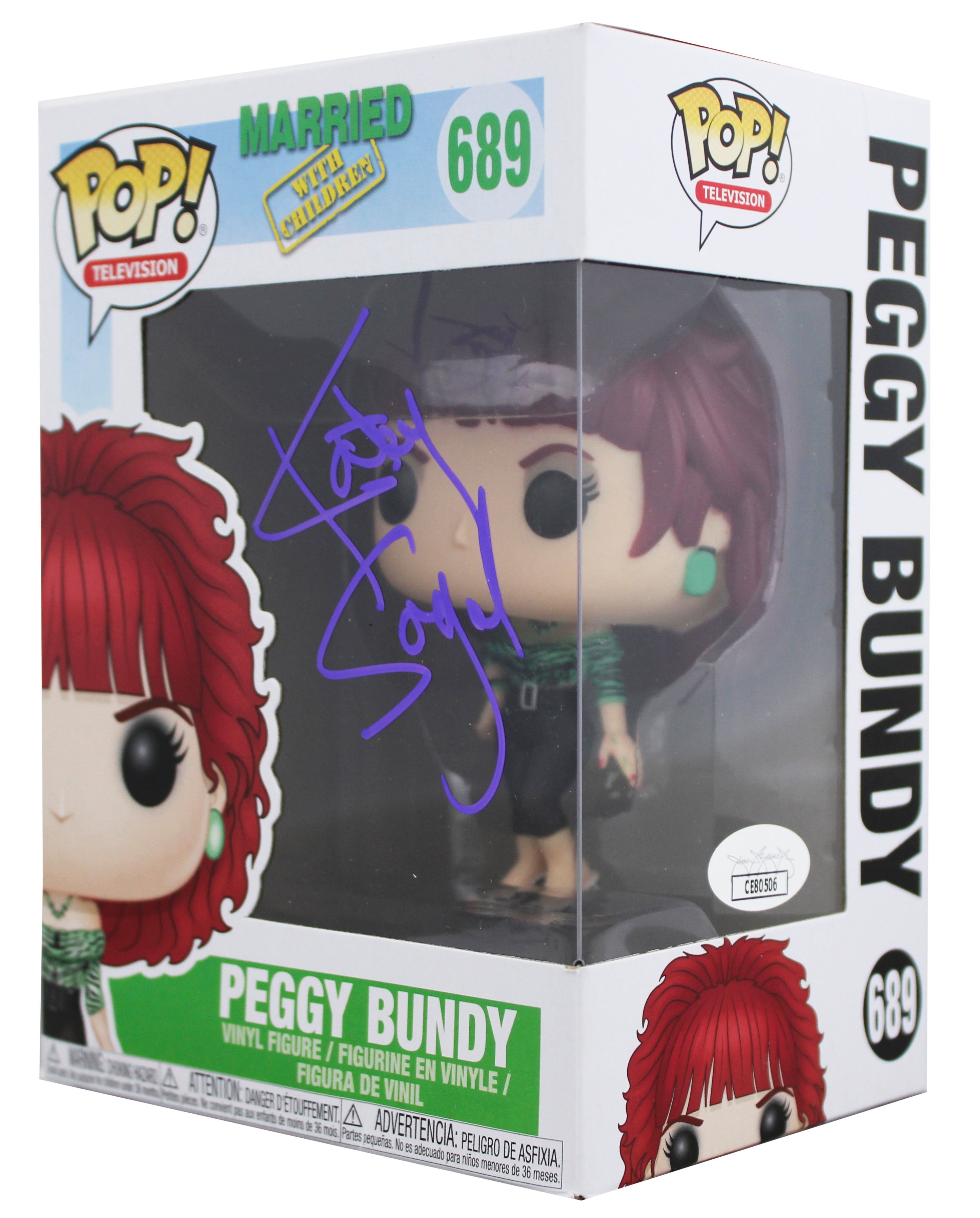 Katey Sagal Married W/ Children Signed Peggy #689 Funko Pop Figure JSA #CE80506