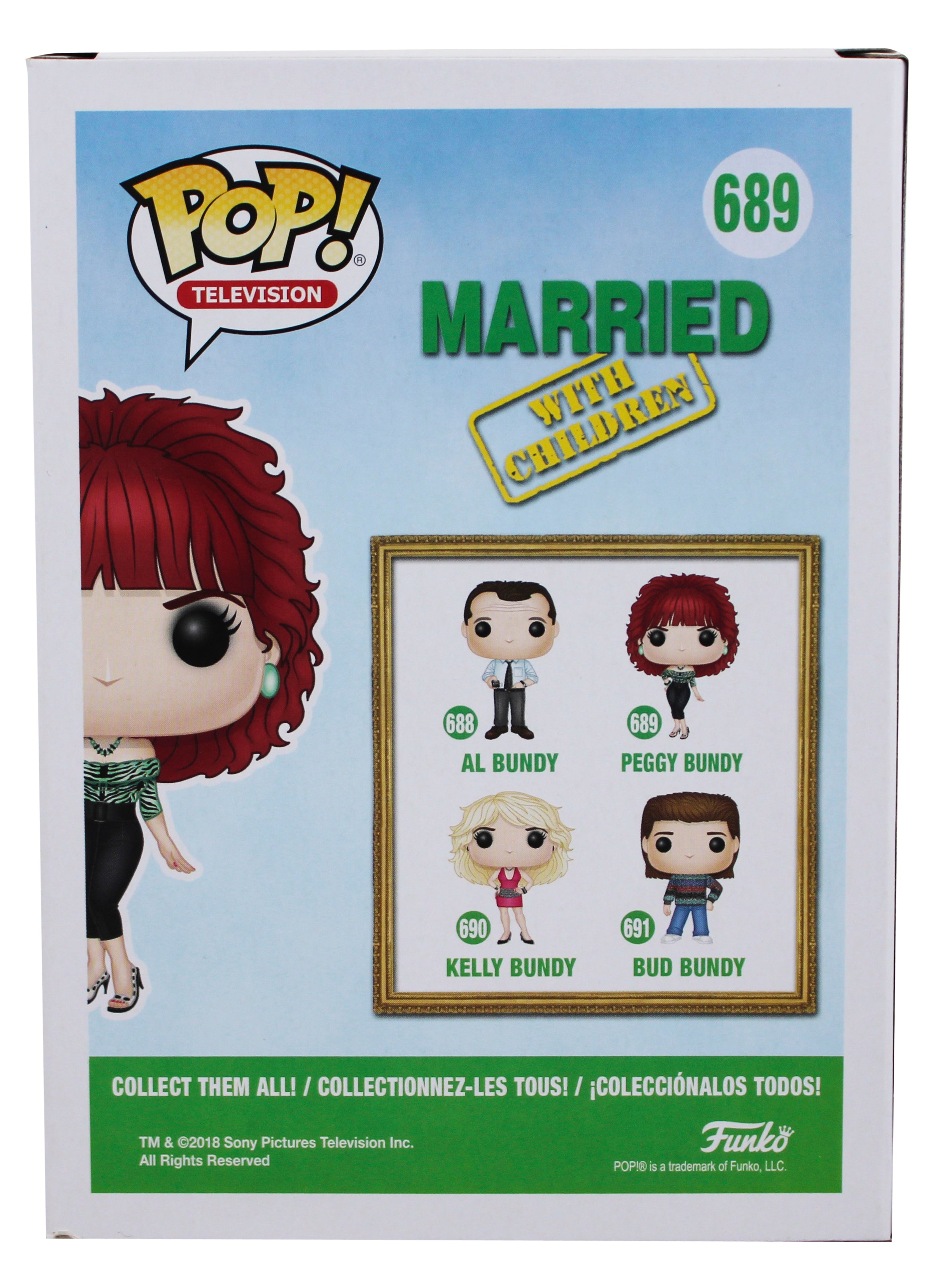 Katey Sagal Married W/ Children Signed Peggy #689 Funko Pop Figure JSA #CE80506
