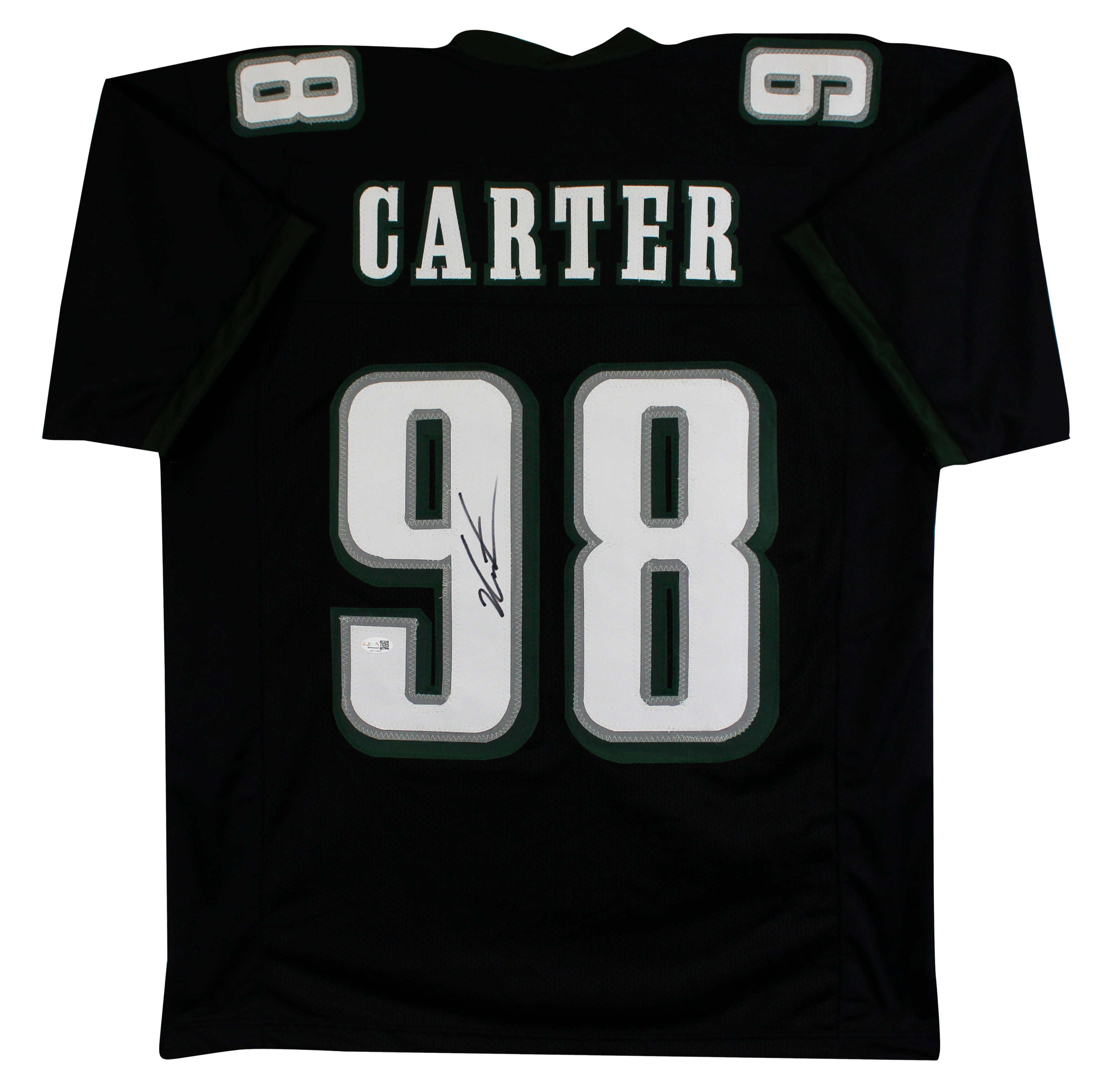 Jalen Carter Authentic Signed Black Pro Style Jersey Autographed JSA Witnessed