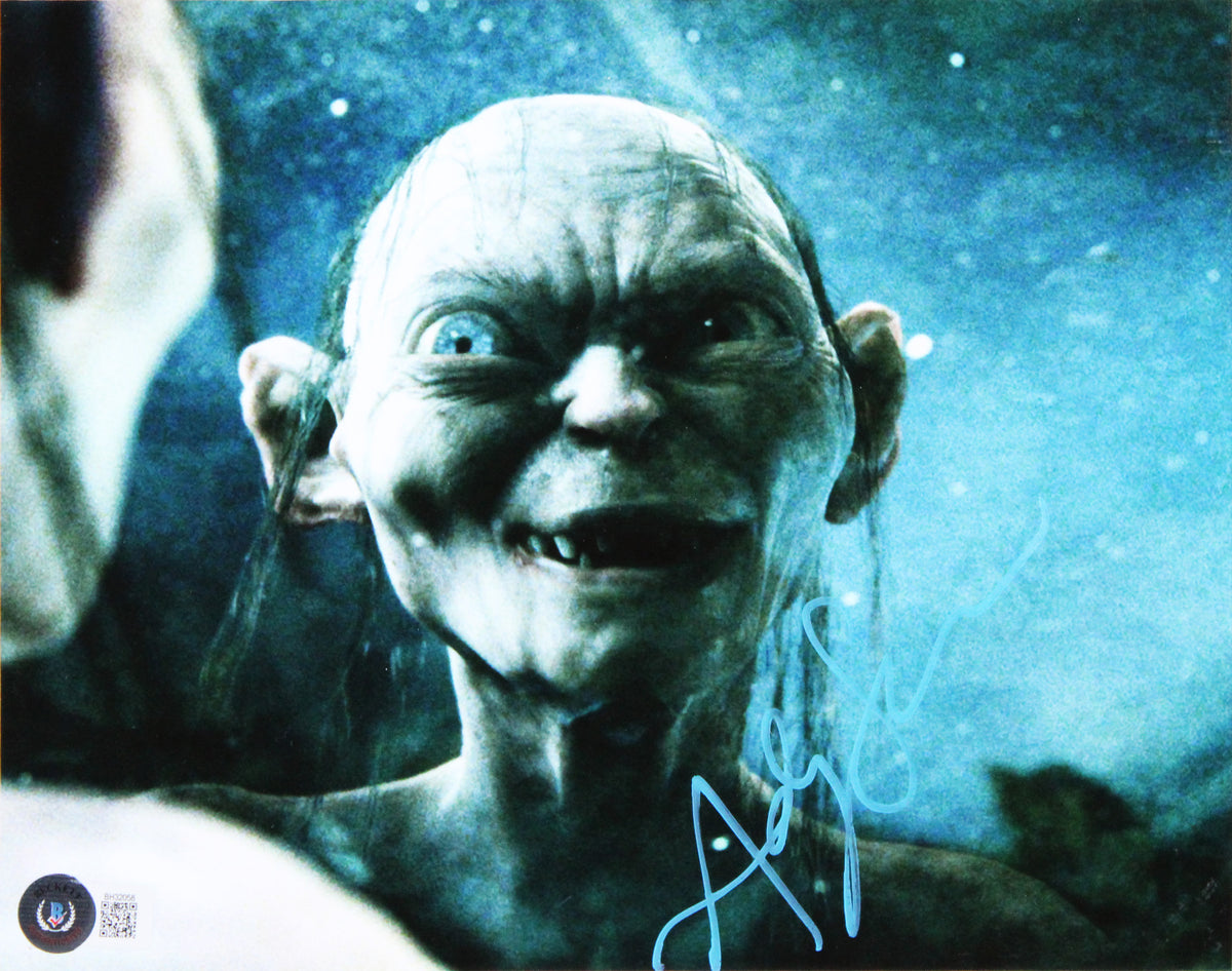 Andy Serkis Lord of the Rings Signed 8x10 Framed Gollum Photo BAS #BH32058
