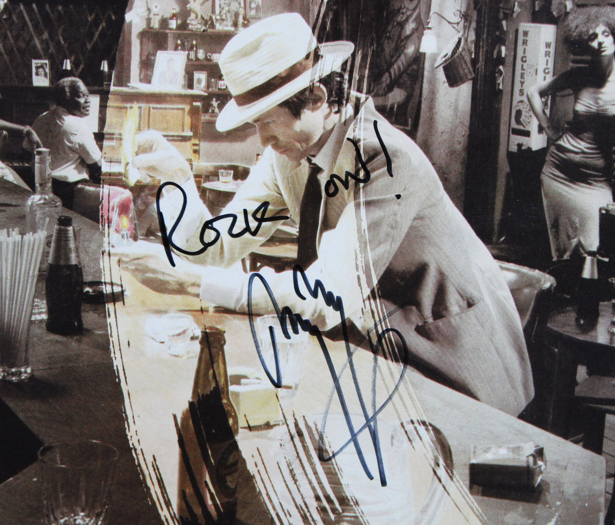 Jimmy Page Led Zeppelin Signed In Through The Out Door Album Cover W/ Vinyl PSA