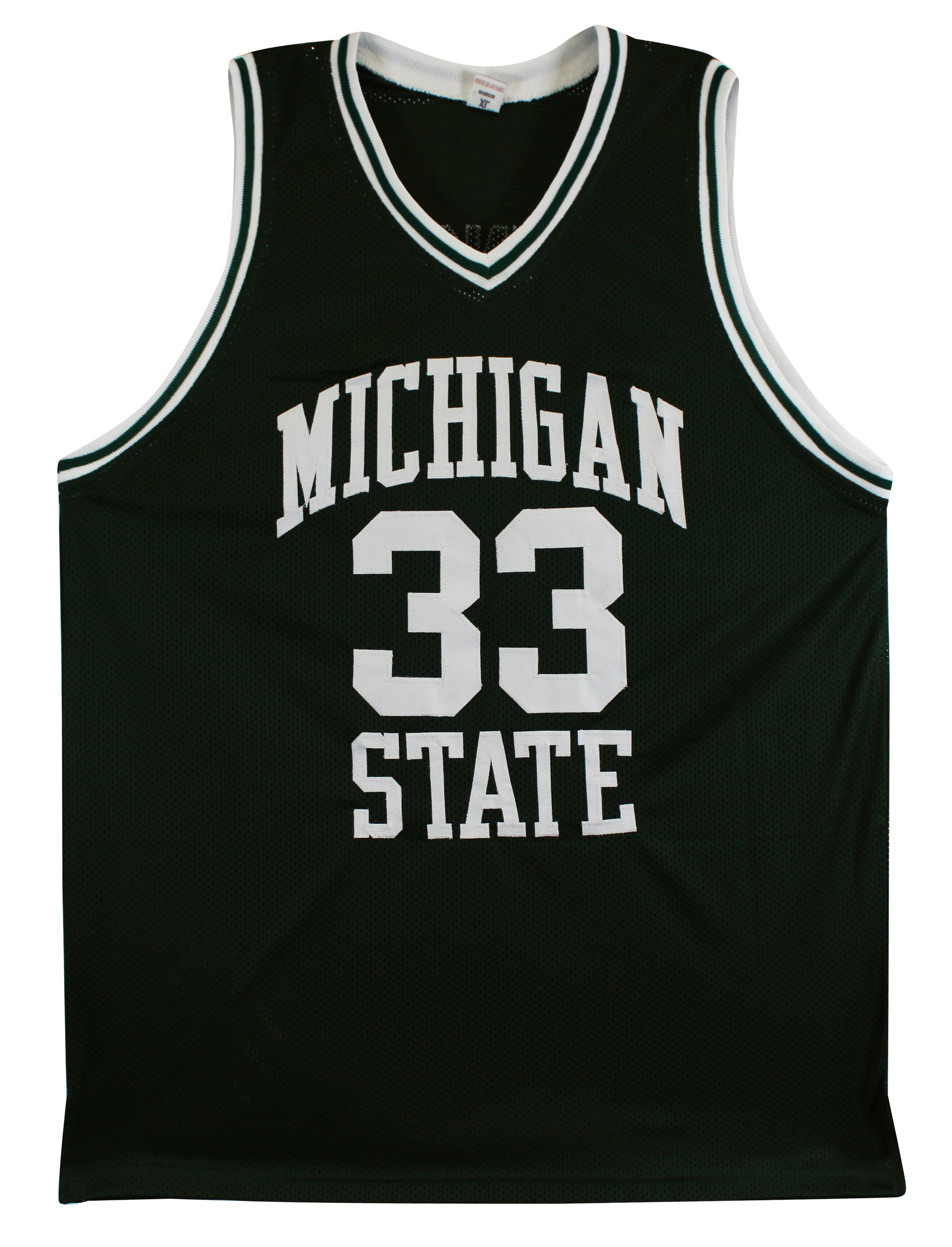 Michigan State Magic Johnson Signed Green Pro Style Jersey BAS Witness #4W120071