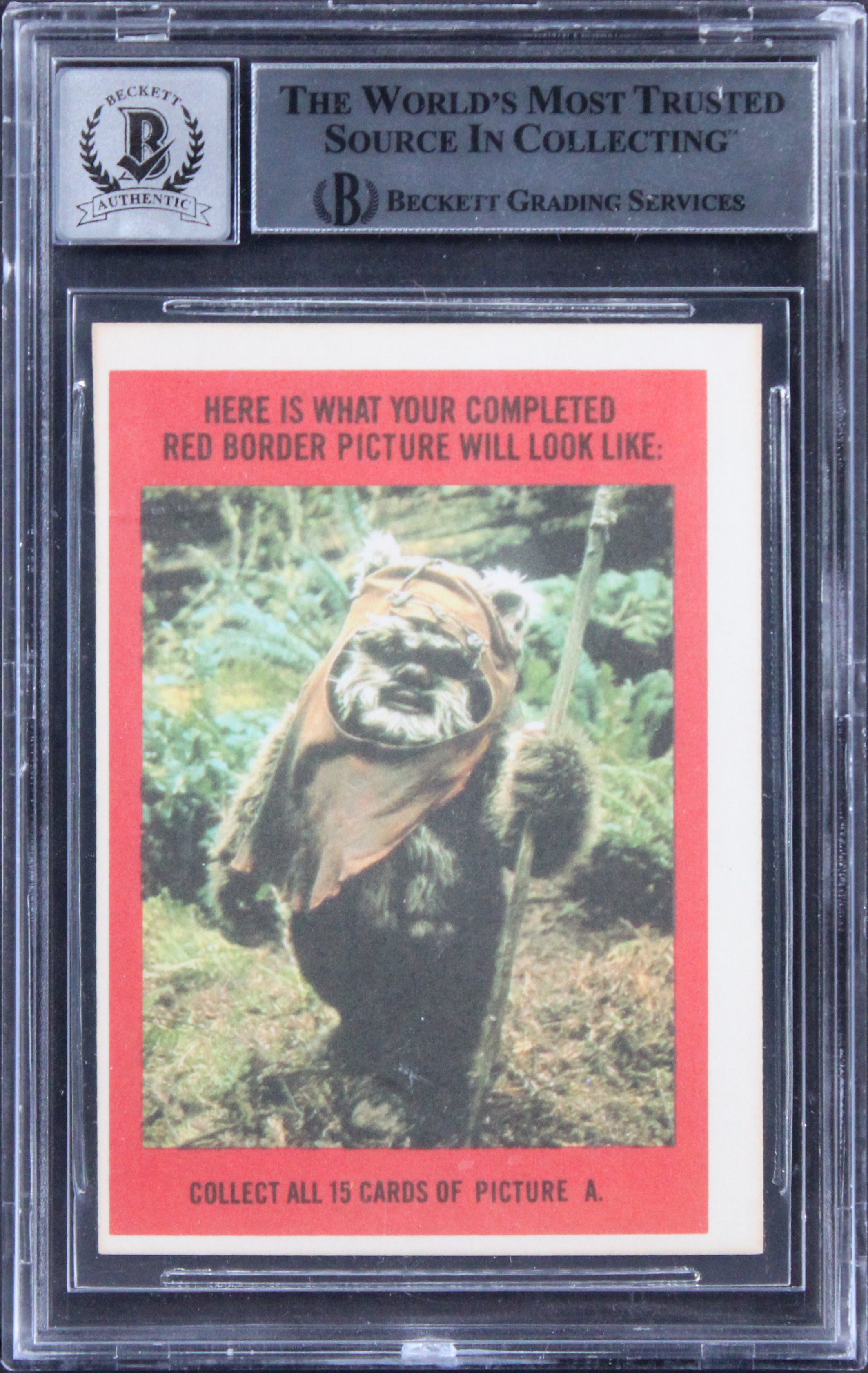 Star Wars (6) Ronzani +5 Signed 1983 SW ROTJ #33A Card Auto GM 10! BAS Slabbed