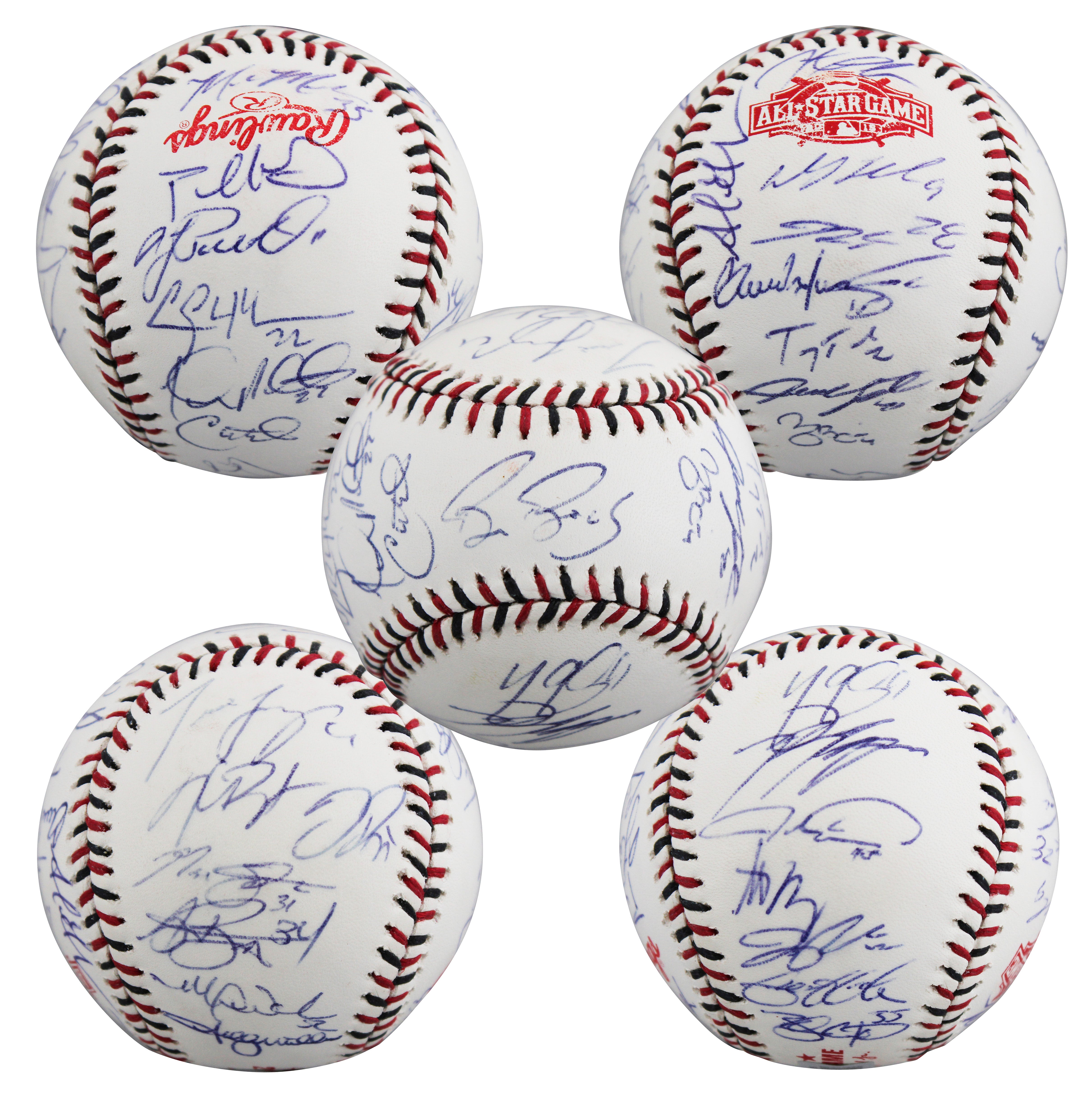 2015 NL ASG (26) Bryant, deGrom, Kershaw, Scherzer Signed Baseball BAS #AE13965