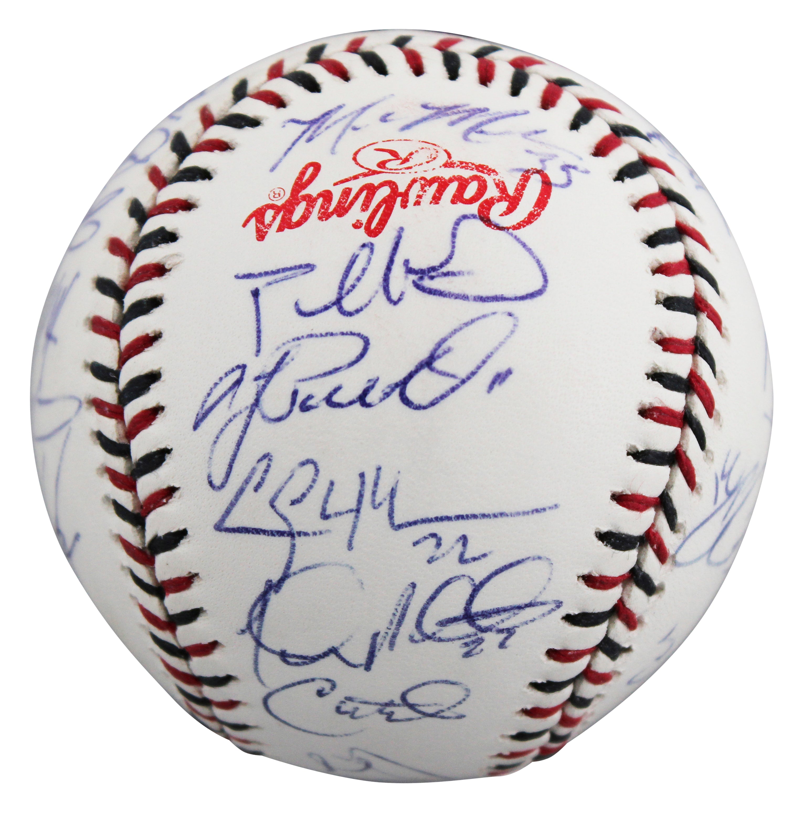 2015 NL ASG (26) Bryant, deGrom, Kershaw, Scherzer Signed Baseball BAS #AE13965
