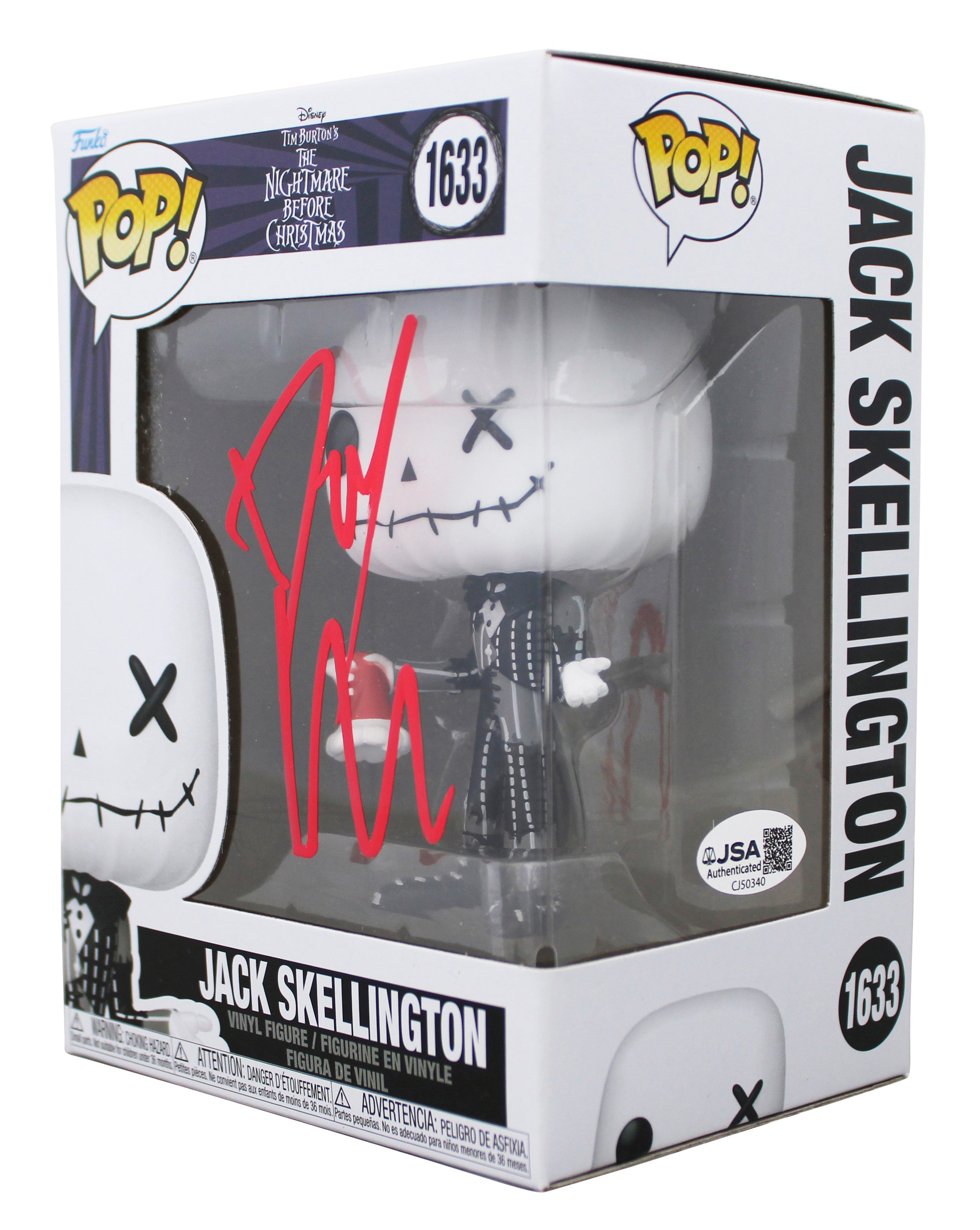 Danny Elfman The Nightmare Before Christmas Signed #1633 Funko Pop Figure JSA