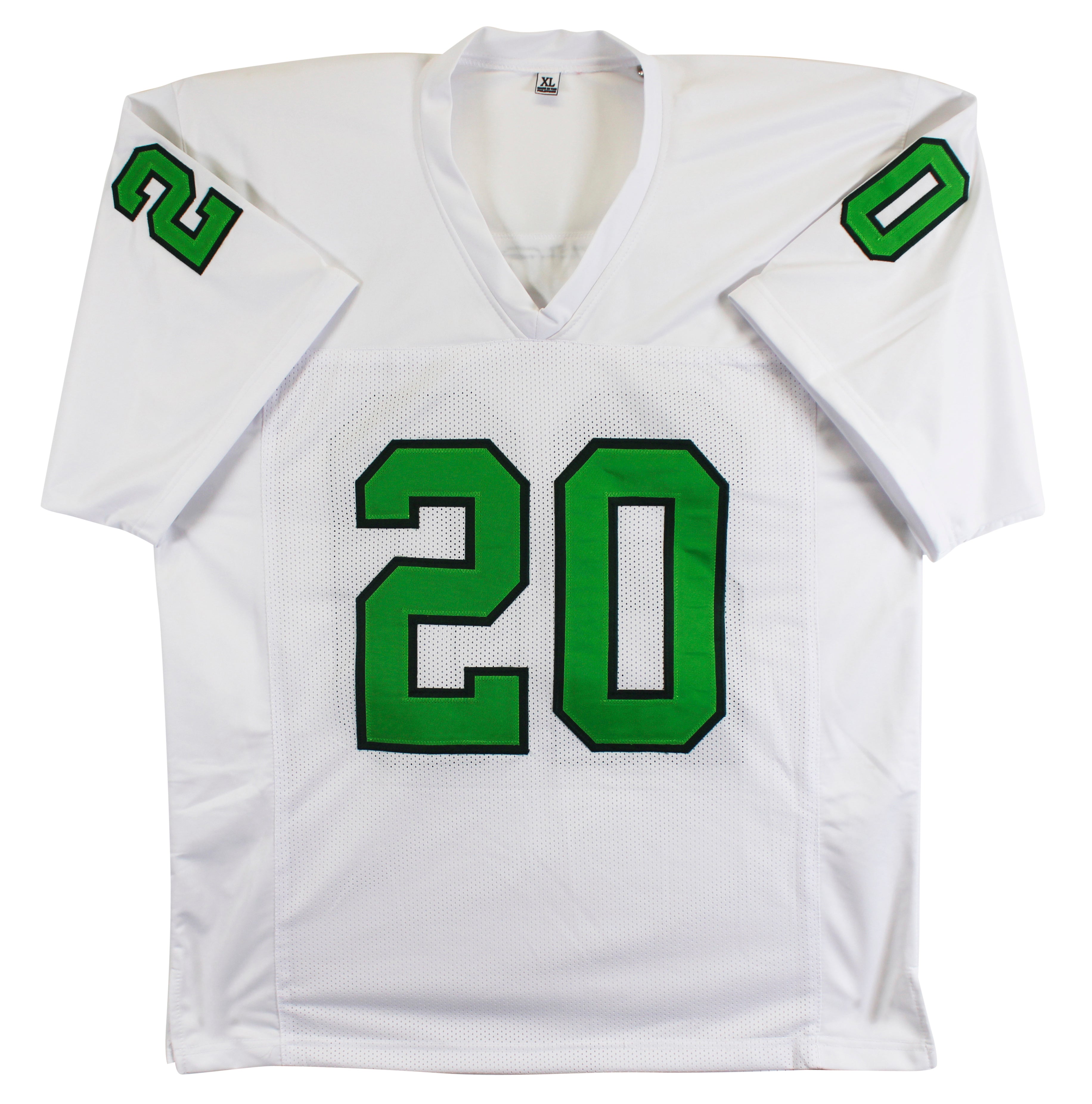 North Texas Kevin Adkisson "2x Inscribed" Signed White Pro Style Jersey BAS Wit