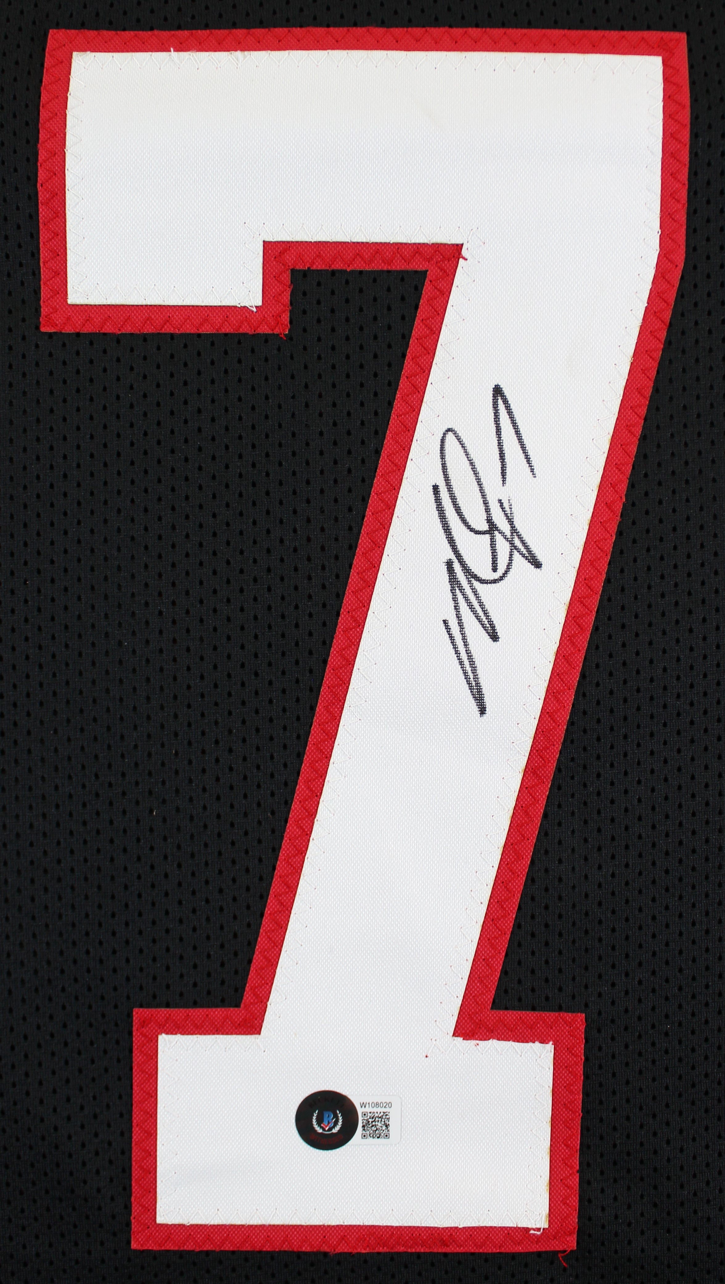 Michael Vick Authentic Signed Black Pro Style Framed Jersey BAS Witnessed