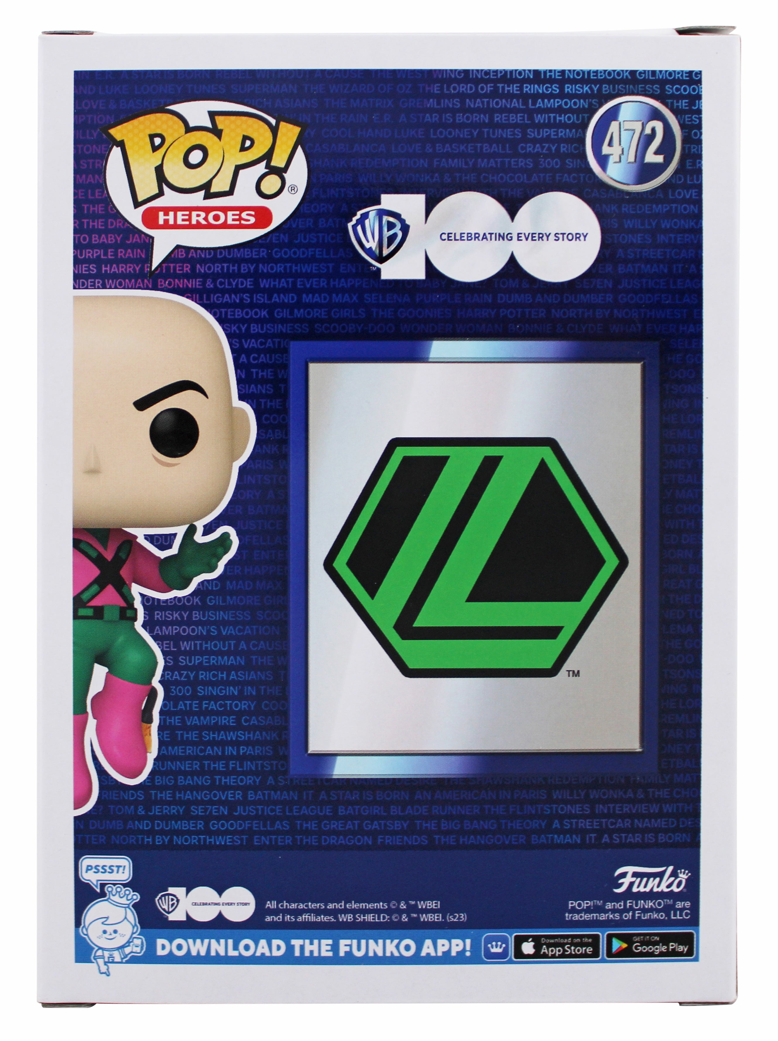 Jesse Eisenberg Lex Luthor Signed #472 Funko Pop Vinyl Figure BAS #BK41409