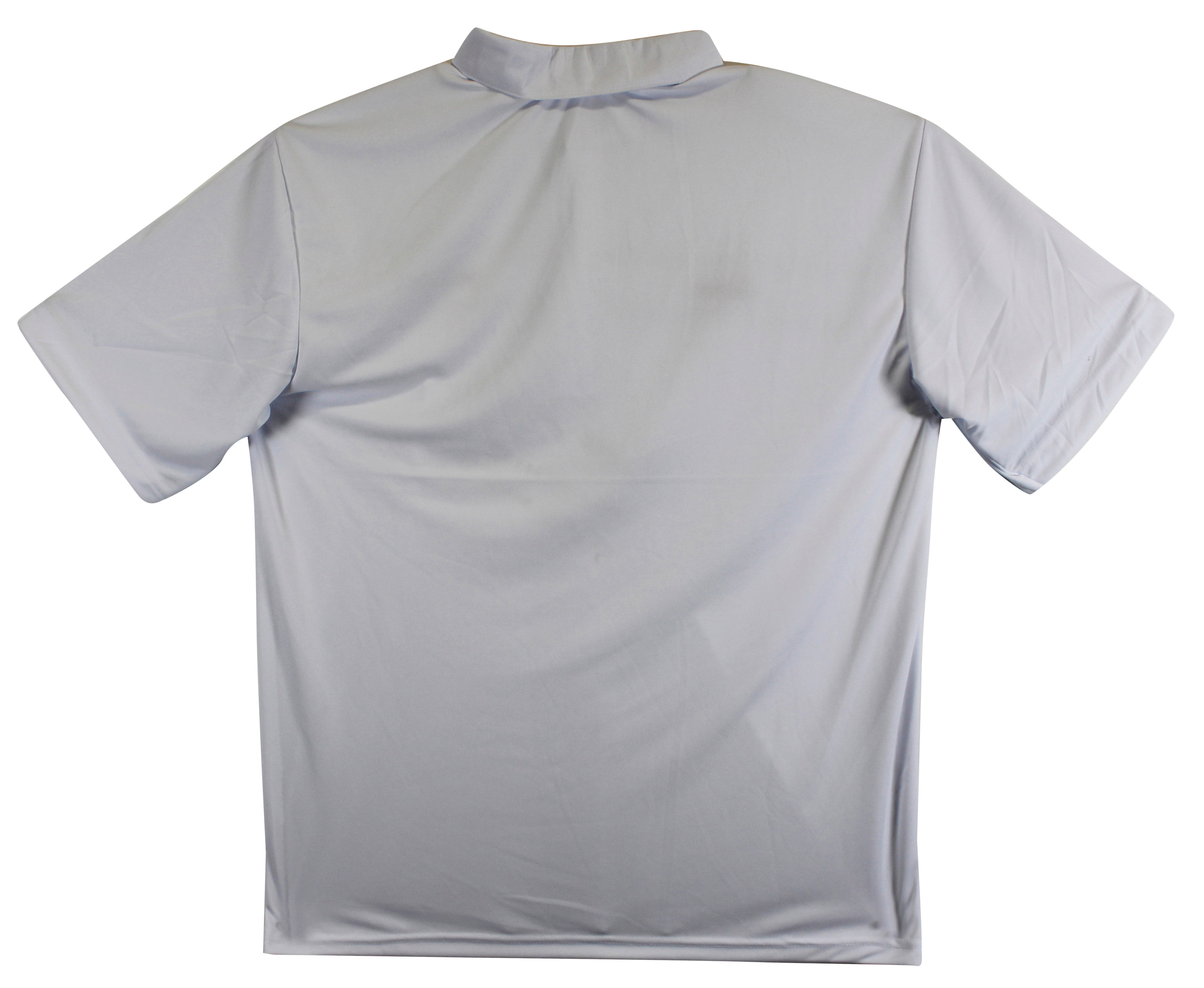 Oklahoma Barry Switzer "Boomer Sooner" Signed White Polo Shirt BAS Witnessed