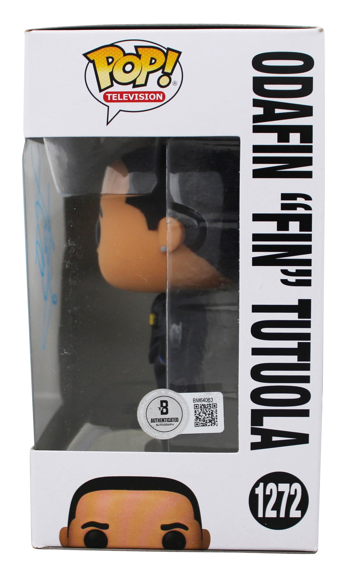 Ice-T Law & Order SVU Authentic Signed #1272 Funko Pop Vinyl Figure BAS #BM64063