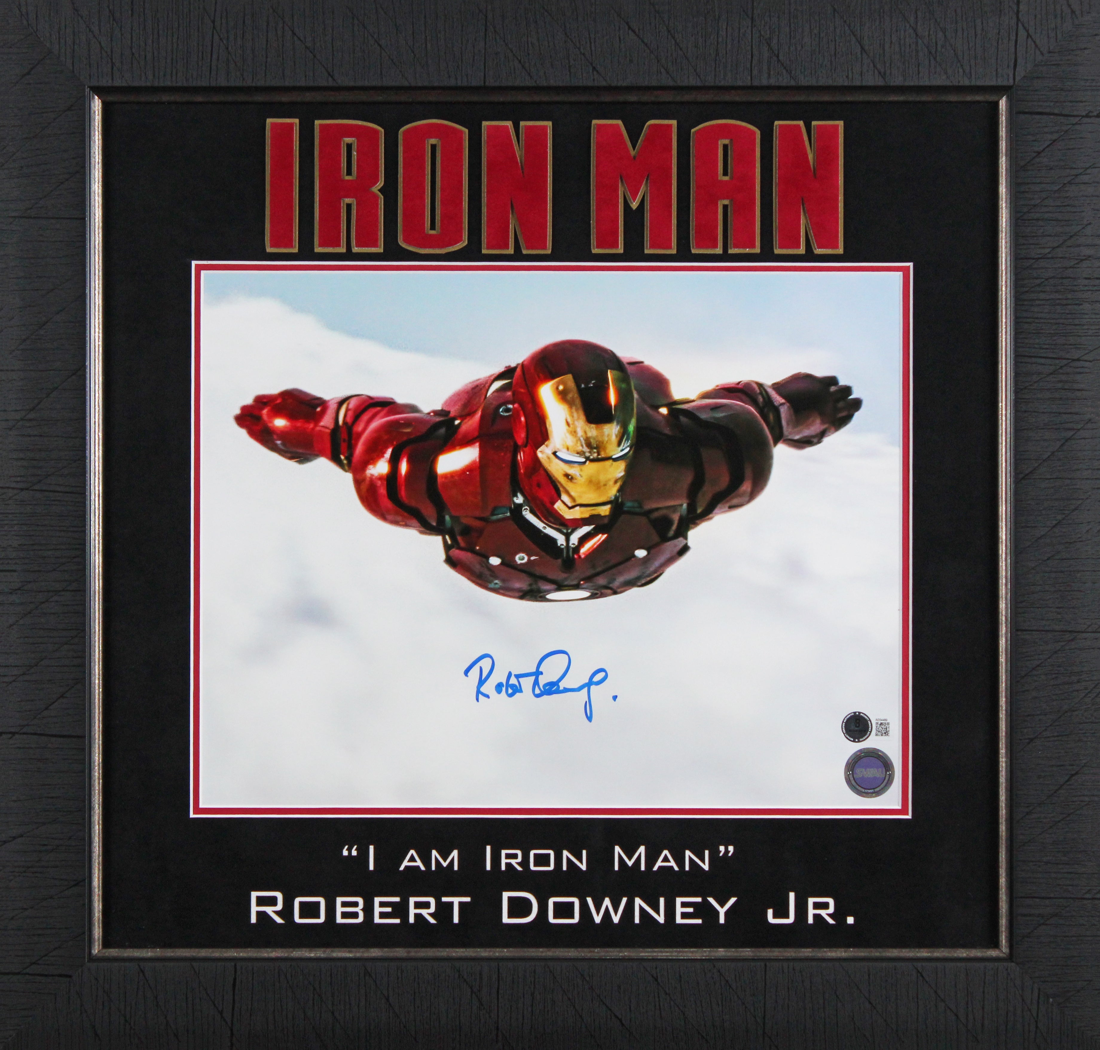 Robert Downey Jr. The Avengers Authentic Signed 11x14 Framed Photo BAS #AE64489