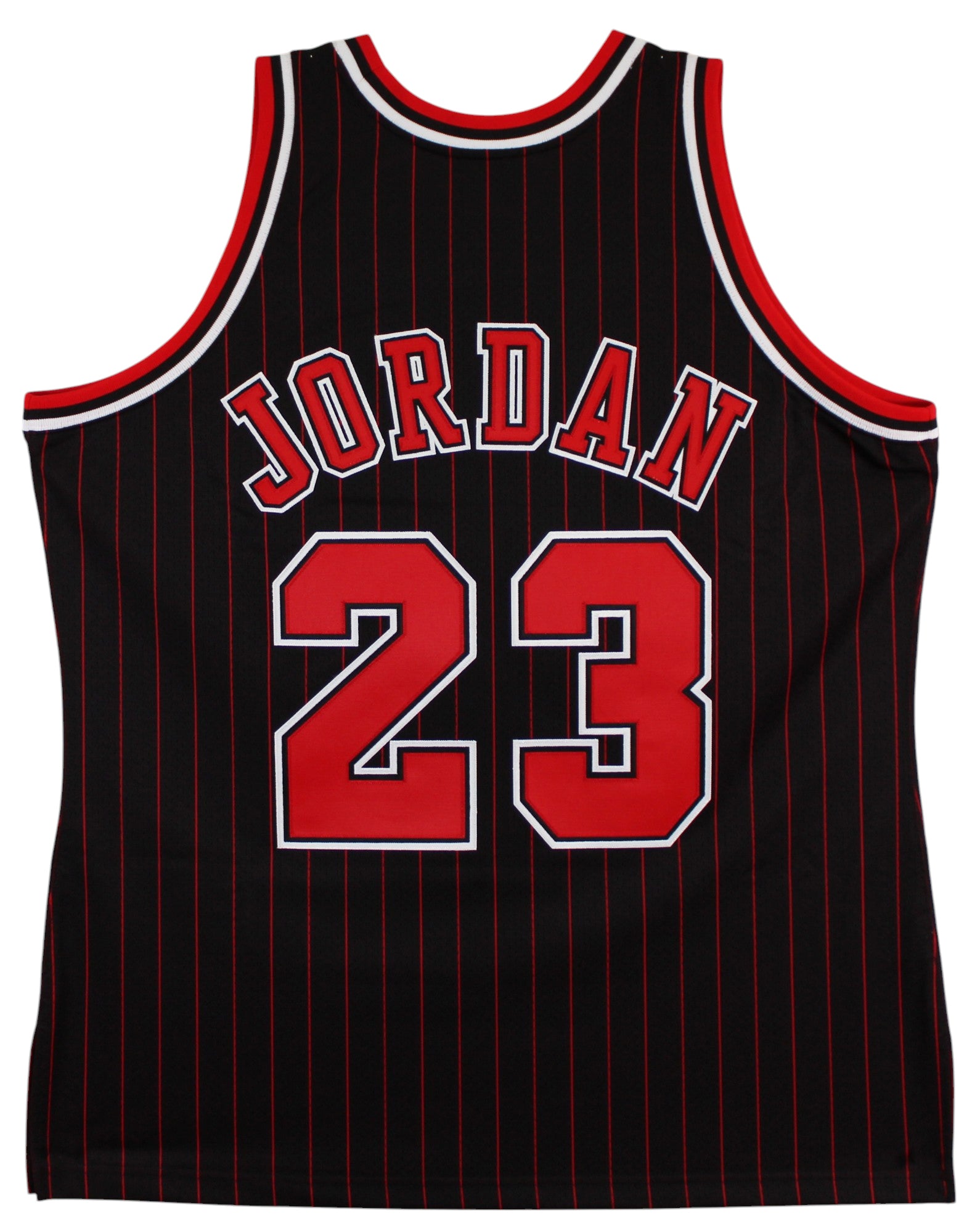 Bulls Michael Jordan Signed 96-97 Black M&N HWC Authentic Jersey UDA #BAH60383