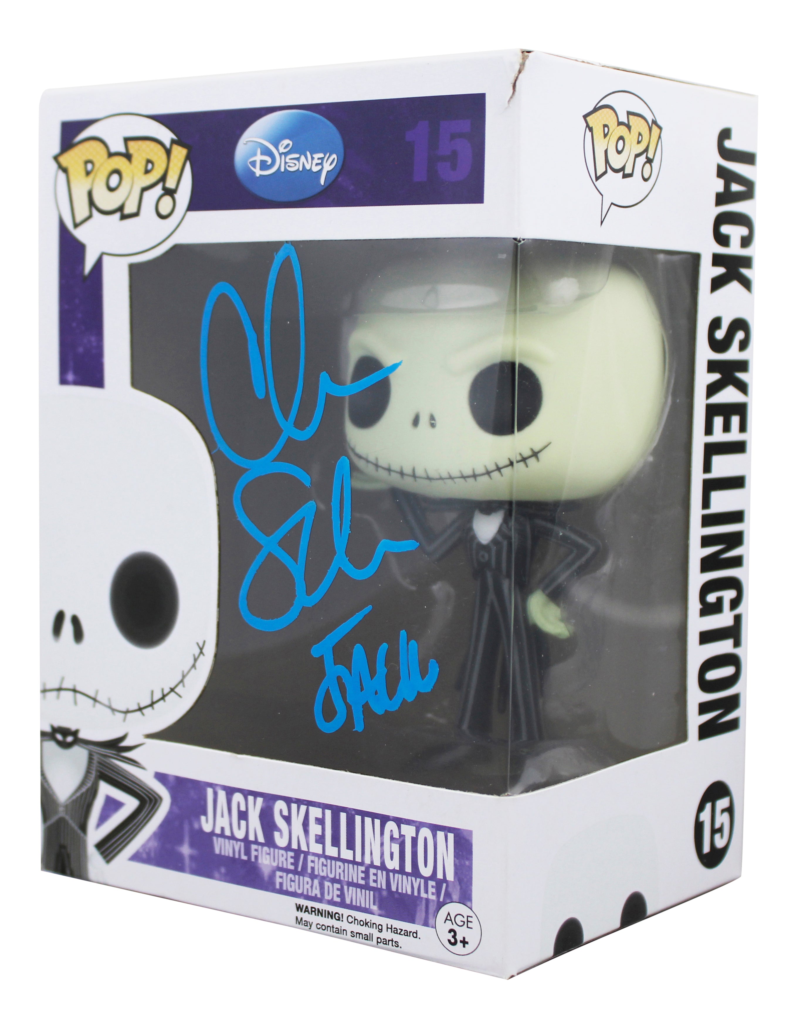 Chris Sarandon "Jack" Signed Jack Skellington #15 Funko Pop Figure BAS W #J29242