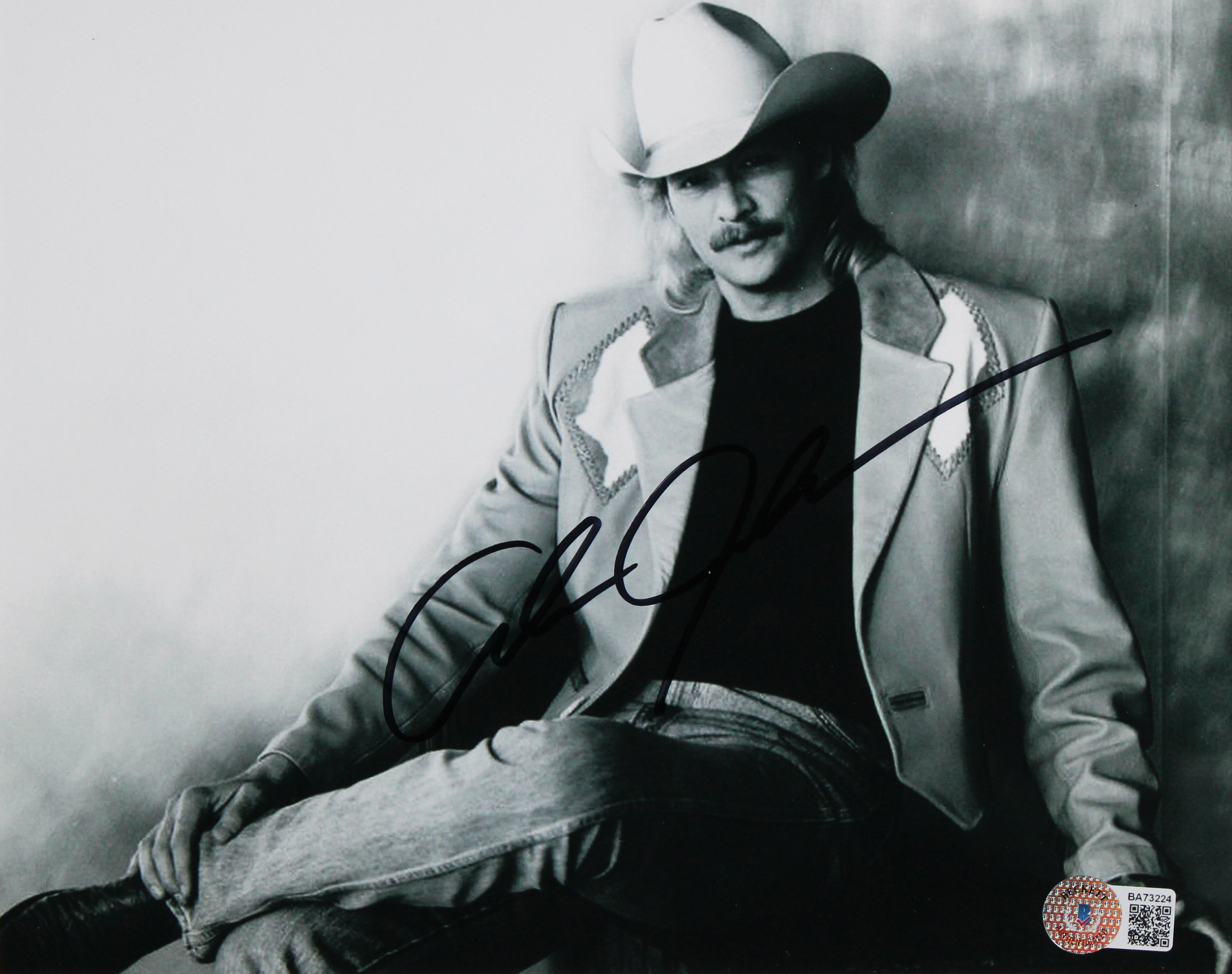 Alan Jackson Authentic Signed 8x10 Framed Photo Autographed BAS #BA73224