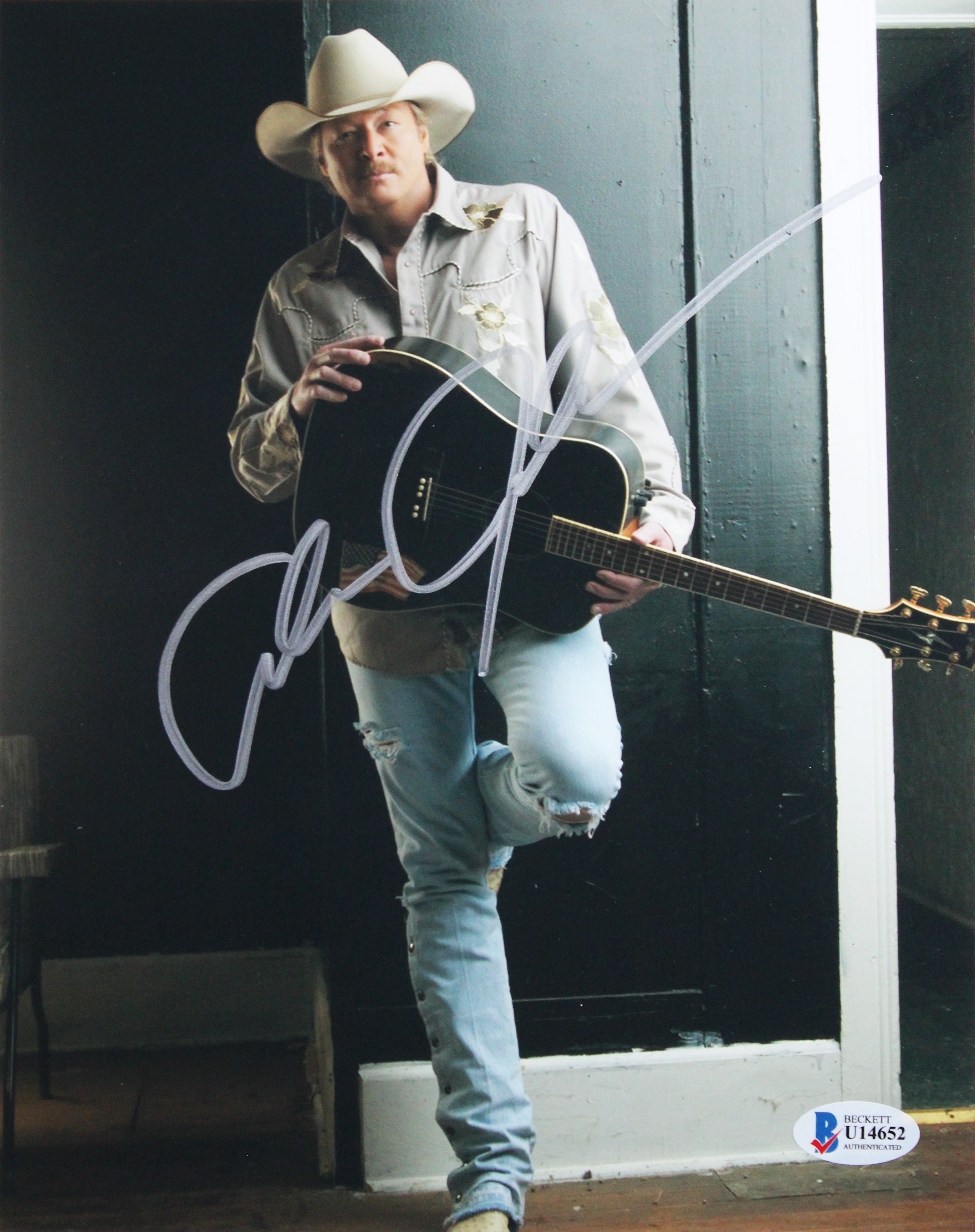 Alan Jackson Authentic Signed 8x10 Framed Photo Autographed BAS #U14652