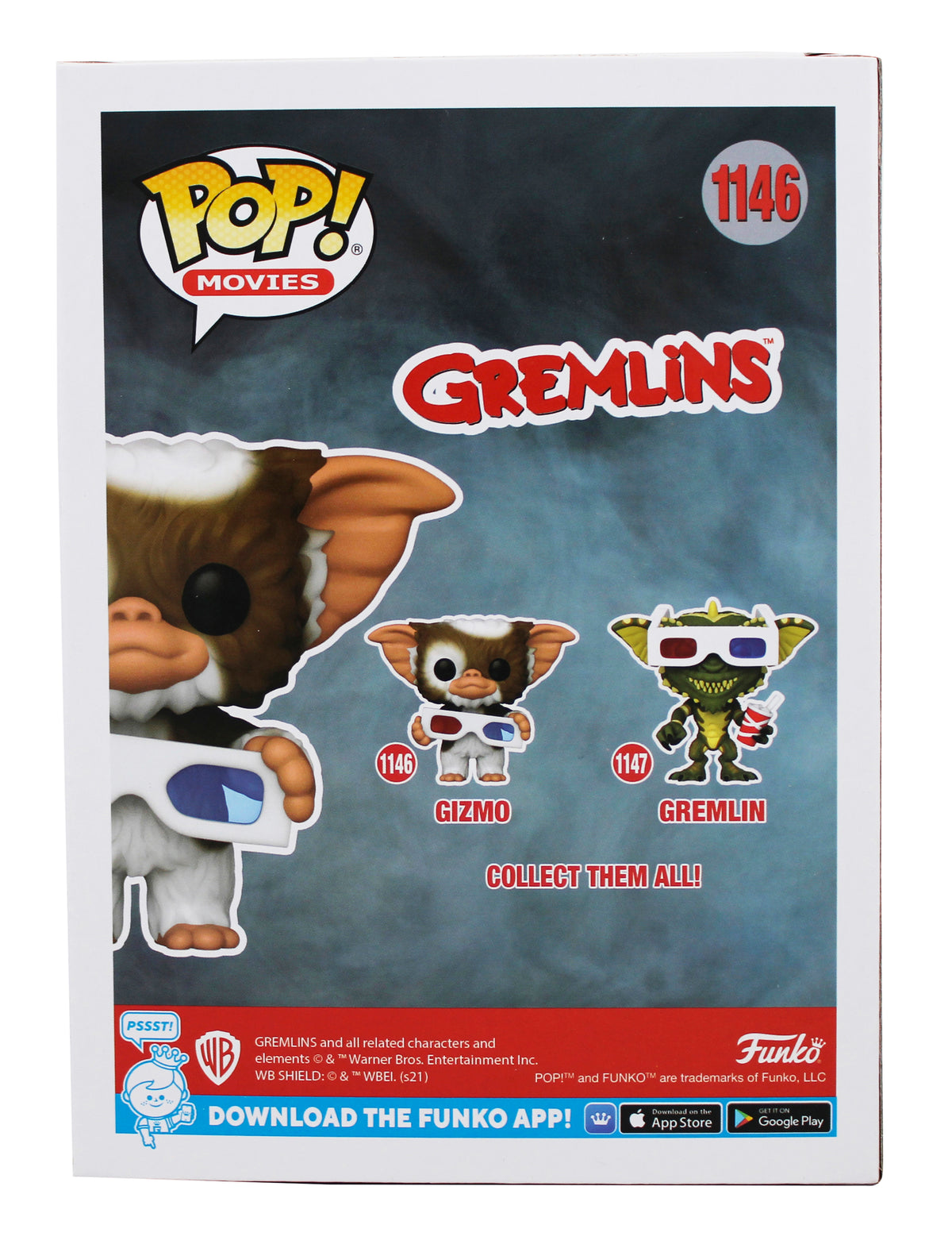 Howie Mandel Gremlins Signed Gizmo #1146 Funko Pop Vinyl Figure JSA #AQ84739