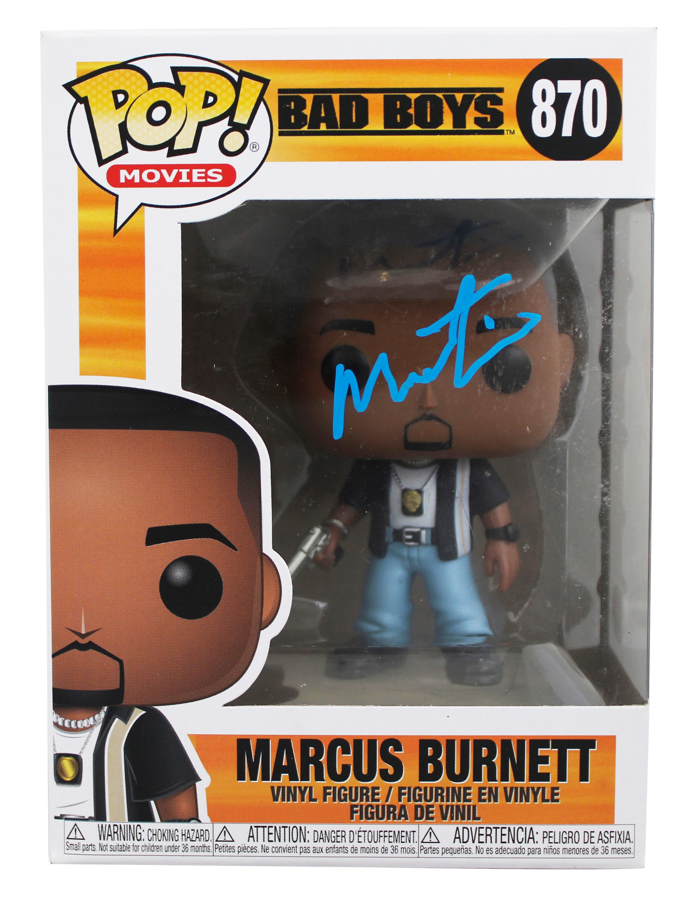 Martin Lawrence Signed Marcus Burnett #870 Funko Pop Vinyl Figure JSA #AQ84980