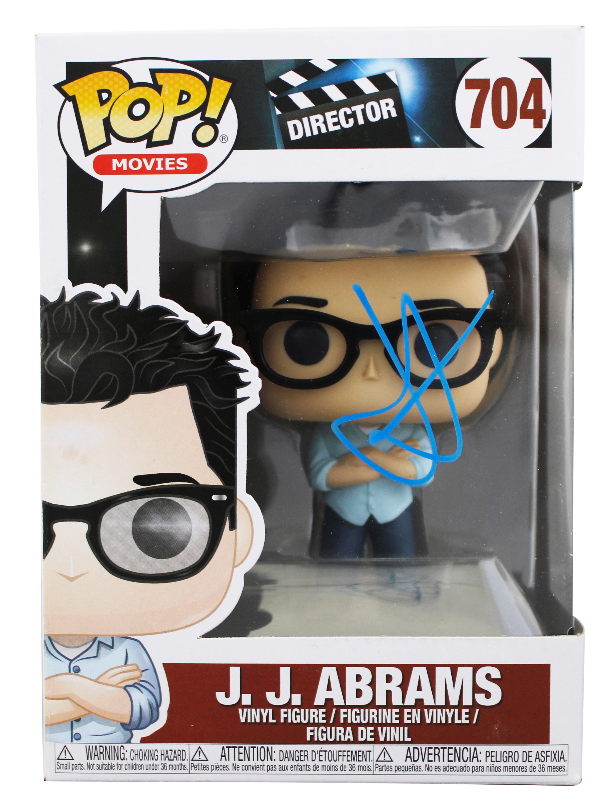 J.J. Abrams Star Wars Authentic Signed #704 Funko Pop Vinyl Figure JSA #AV00185