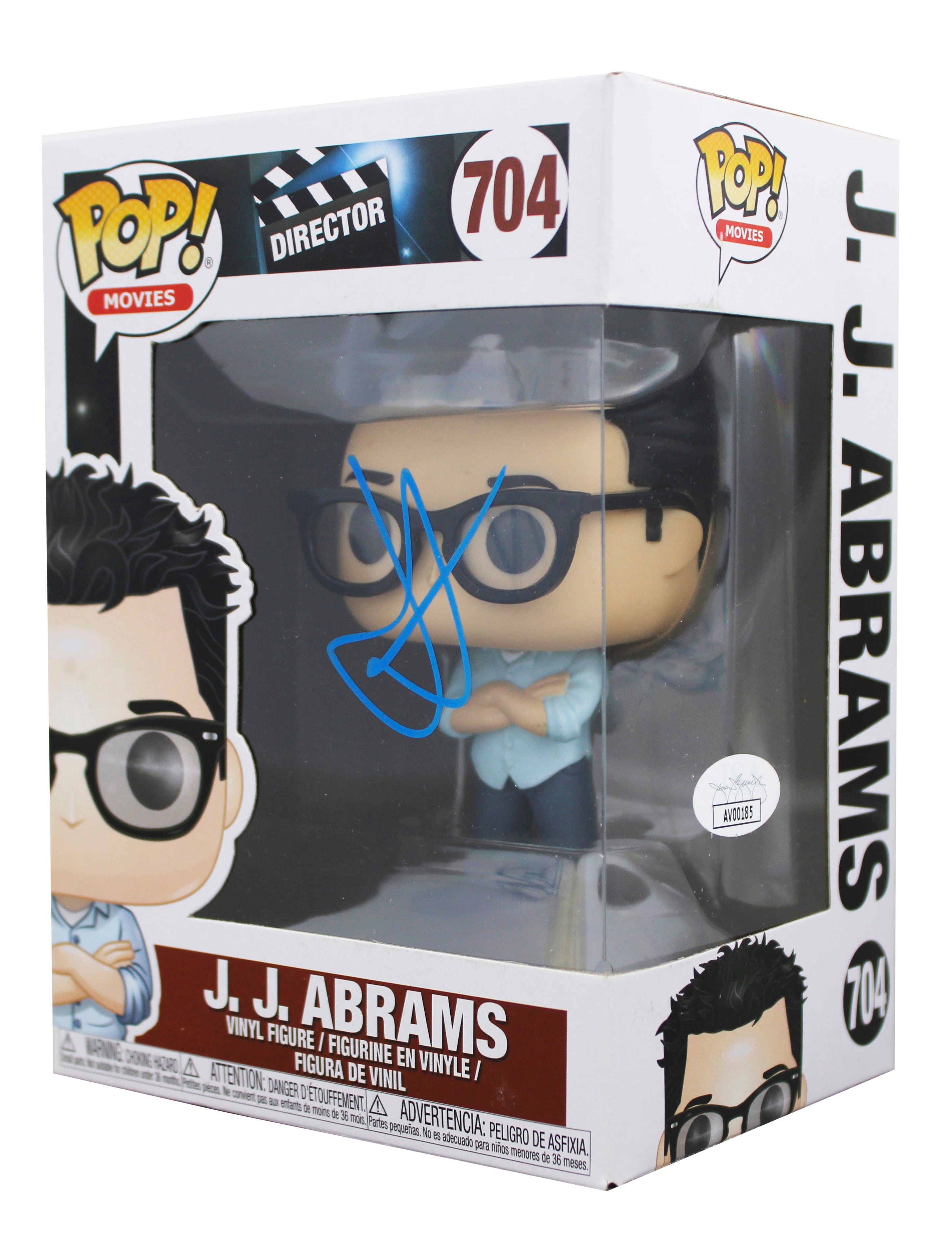 J.J. Abrams Star Wars Authentic Signed #704 Funko Pop Vinyl Figure JSA #AV00185
