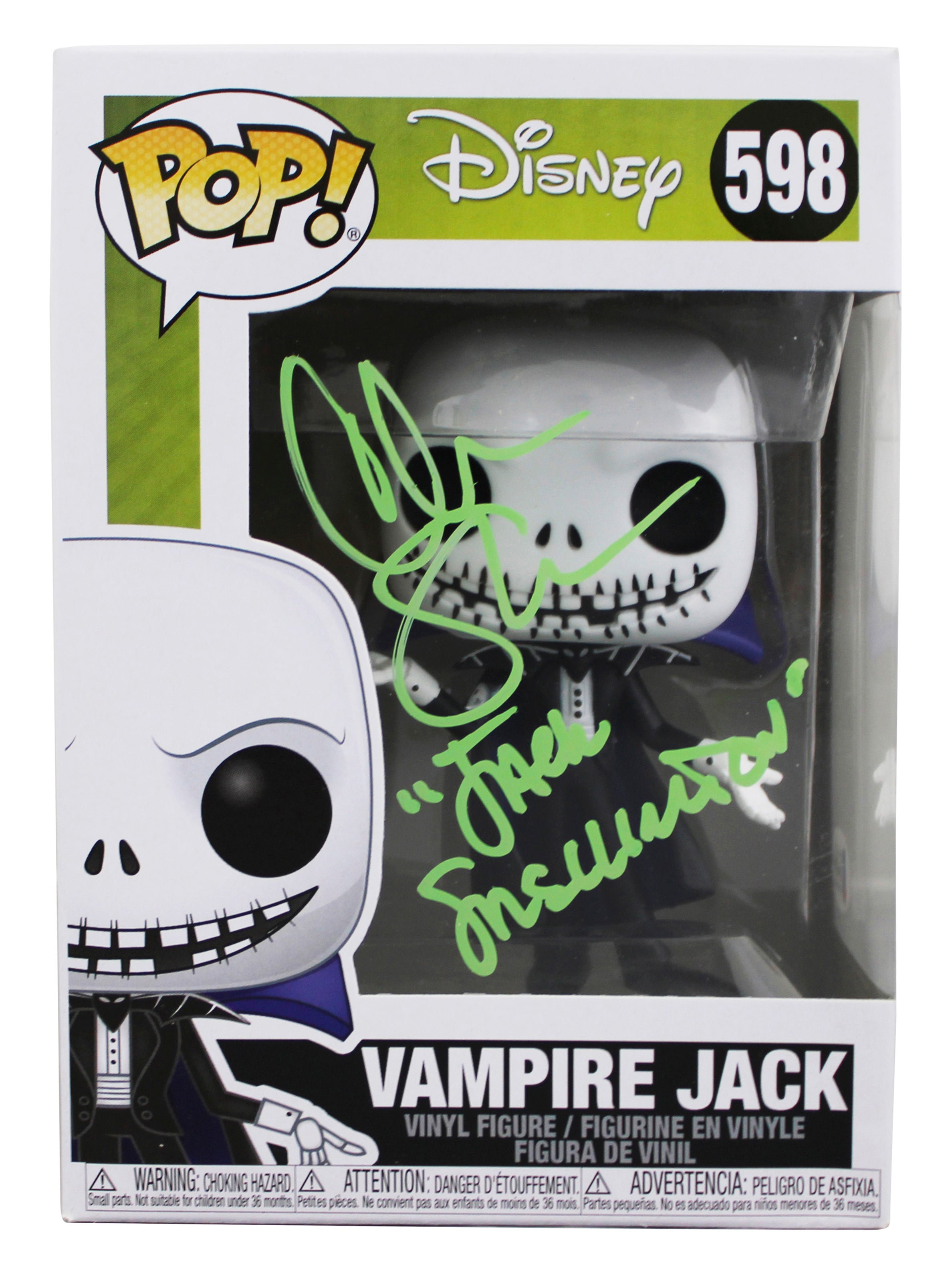Chris Sarandon "Jack Skellington" Signed #598 Funko Pop Vinyl Figure BAS #Q62863