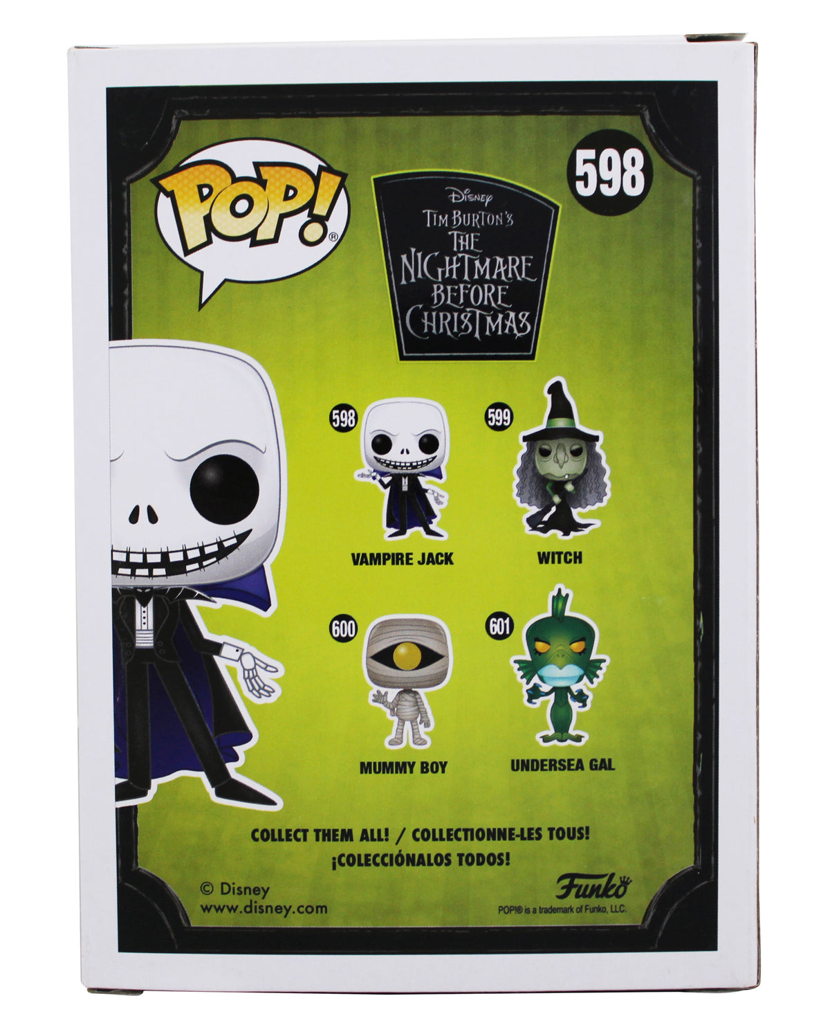 Chris Sarandon "Jack Skellington" Signed #598 Funko Pop Vinyl Figure BAS #Q62863