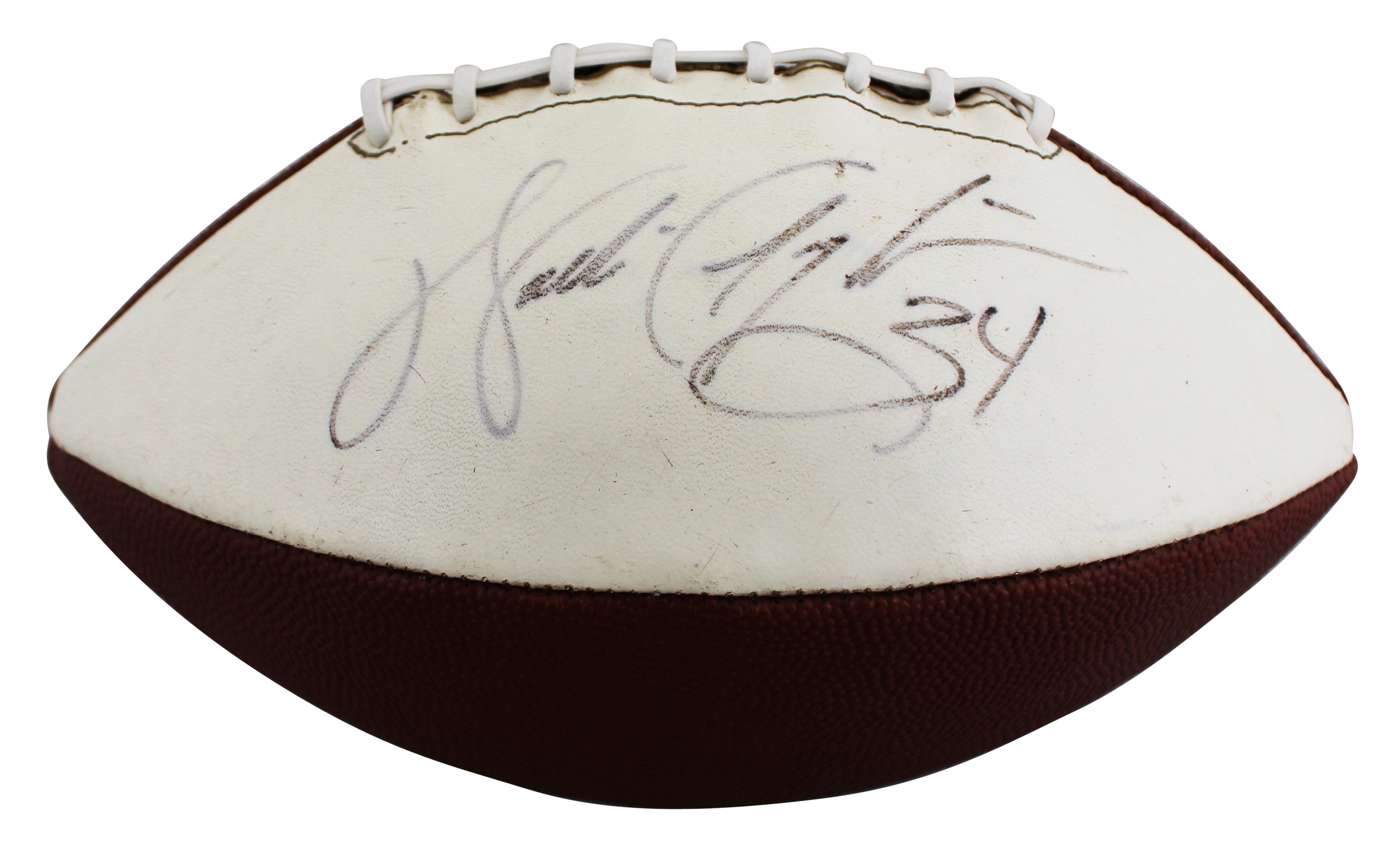 Bears Walter Payton Authentic Signed Baden White Panel Nfl Football JSA #BB54916