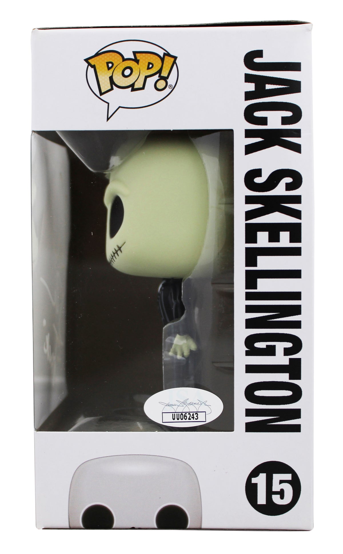 Chris Sarandon "Jack" Signed Jack Skellington #15 Funko Pop Figure JSA #UU06243