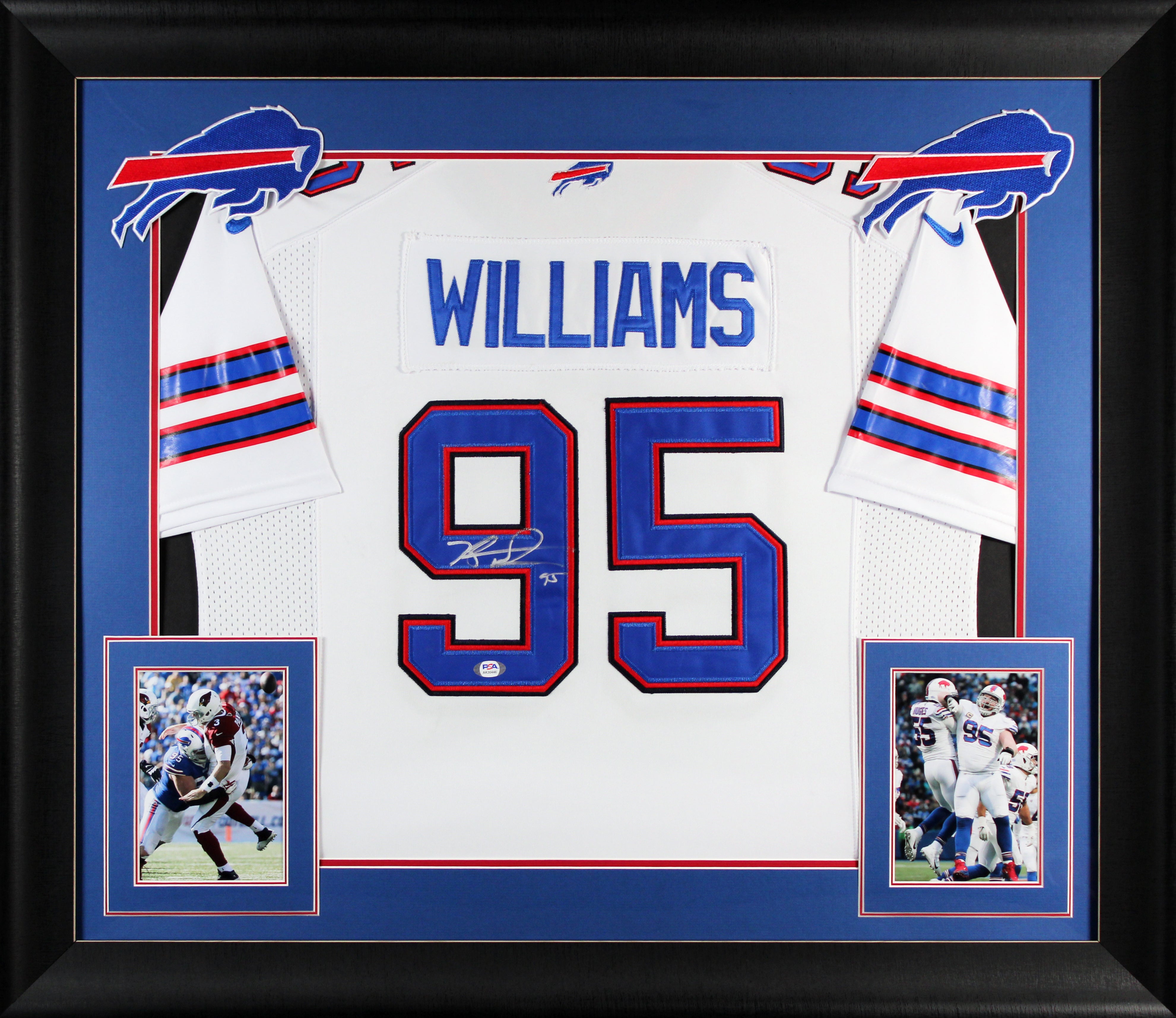 Bills Kyle Williams Authentic Signed White Nike Framed Jersey PSA/DNA #AK30446