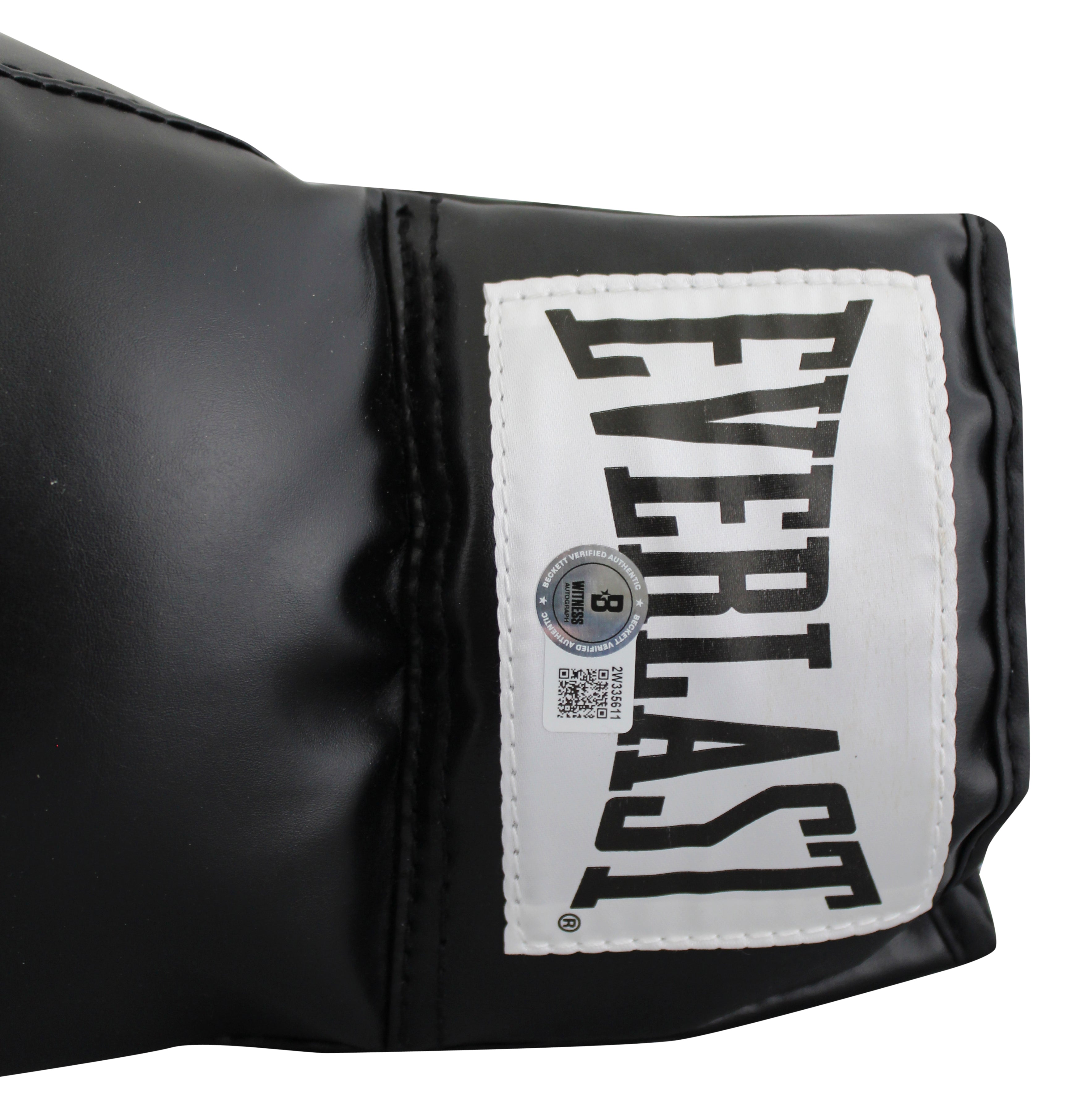 Roy Jones Jr. Authentic Signed Black Left Hand Everlast Boxing Glove BAS Witness