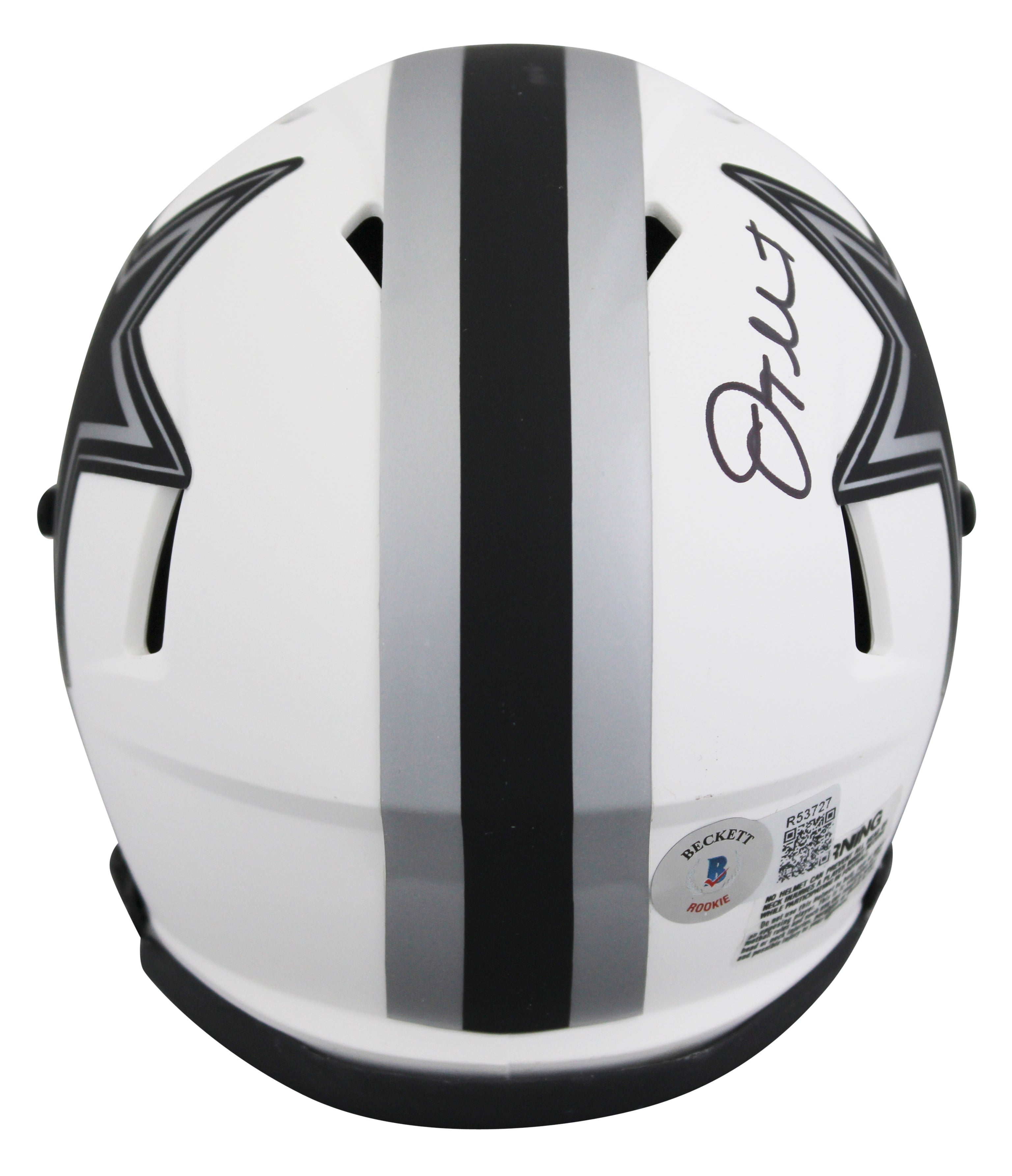 Cowboys Jalen Tolbert Authentic Signed Lunar Speed Mini Helmet BAS #R53727