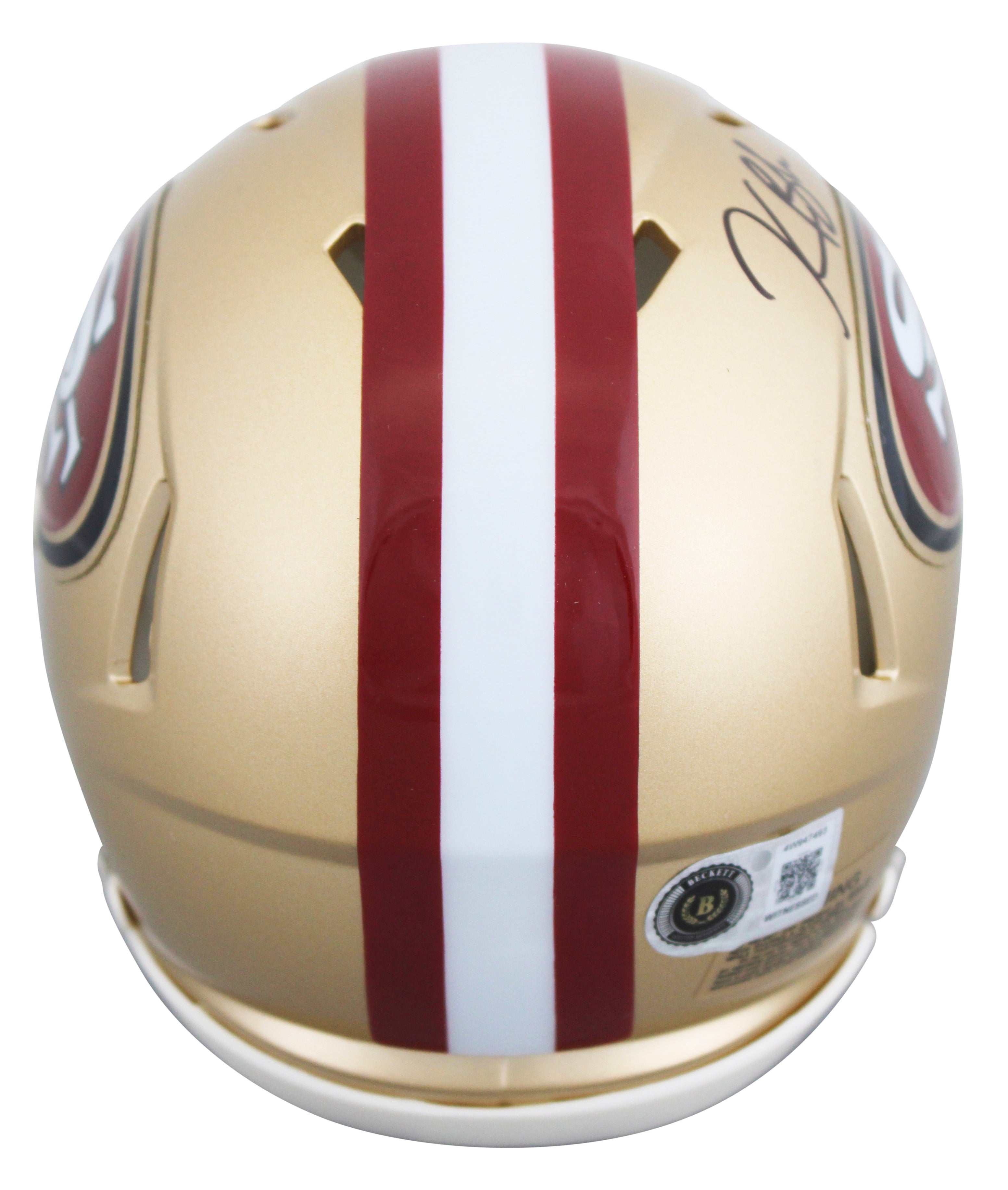 49ers Kaelon Black Authentic Signed Speed Mini Helmet W/ Case BAS Witnessed