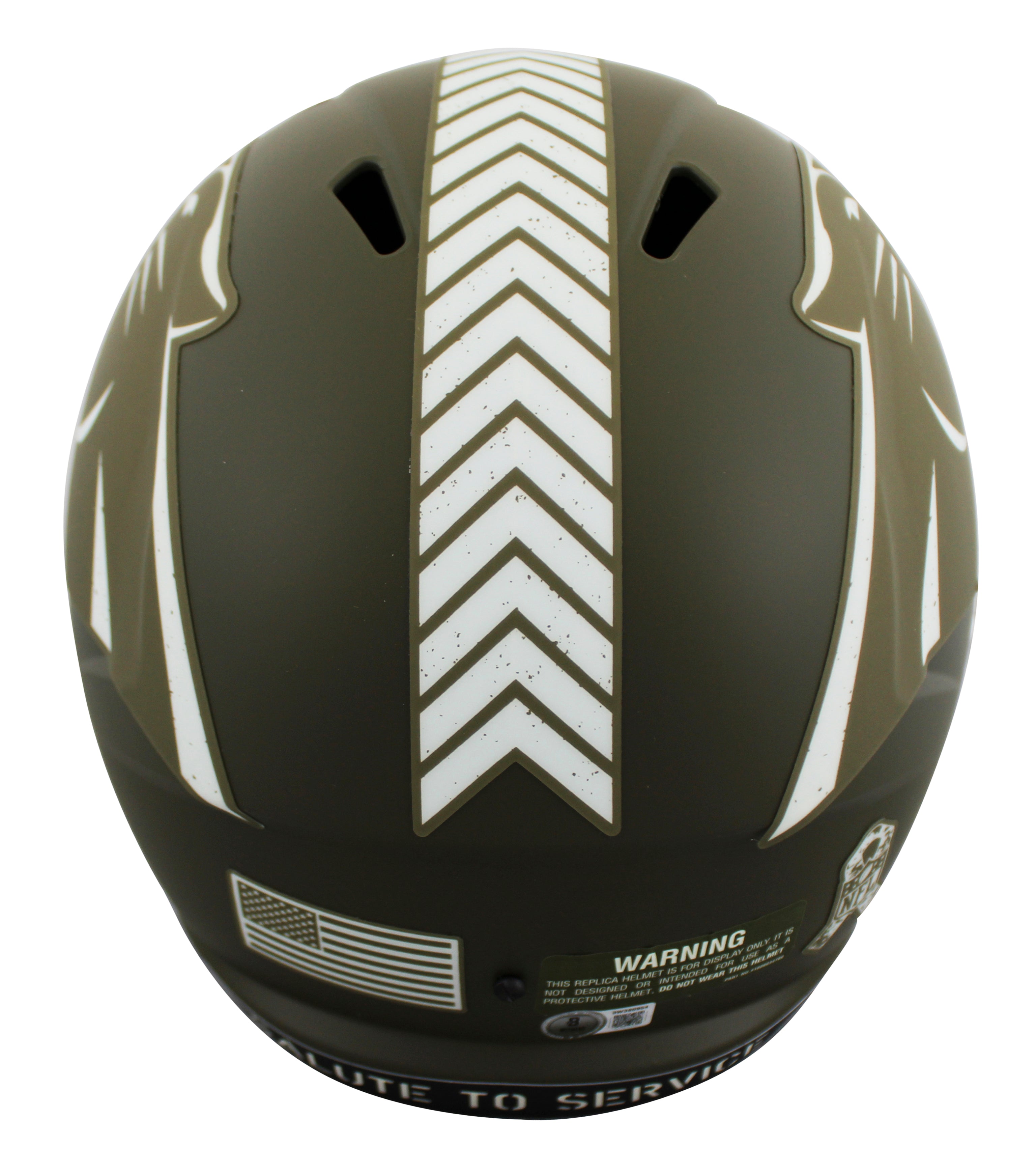 Panthers Julius Peppers Signed STS Full Size Speed Rep Helmet BAS Witnessed