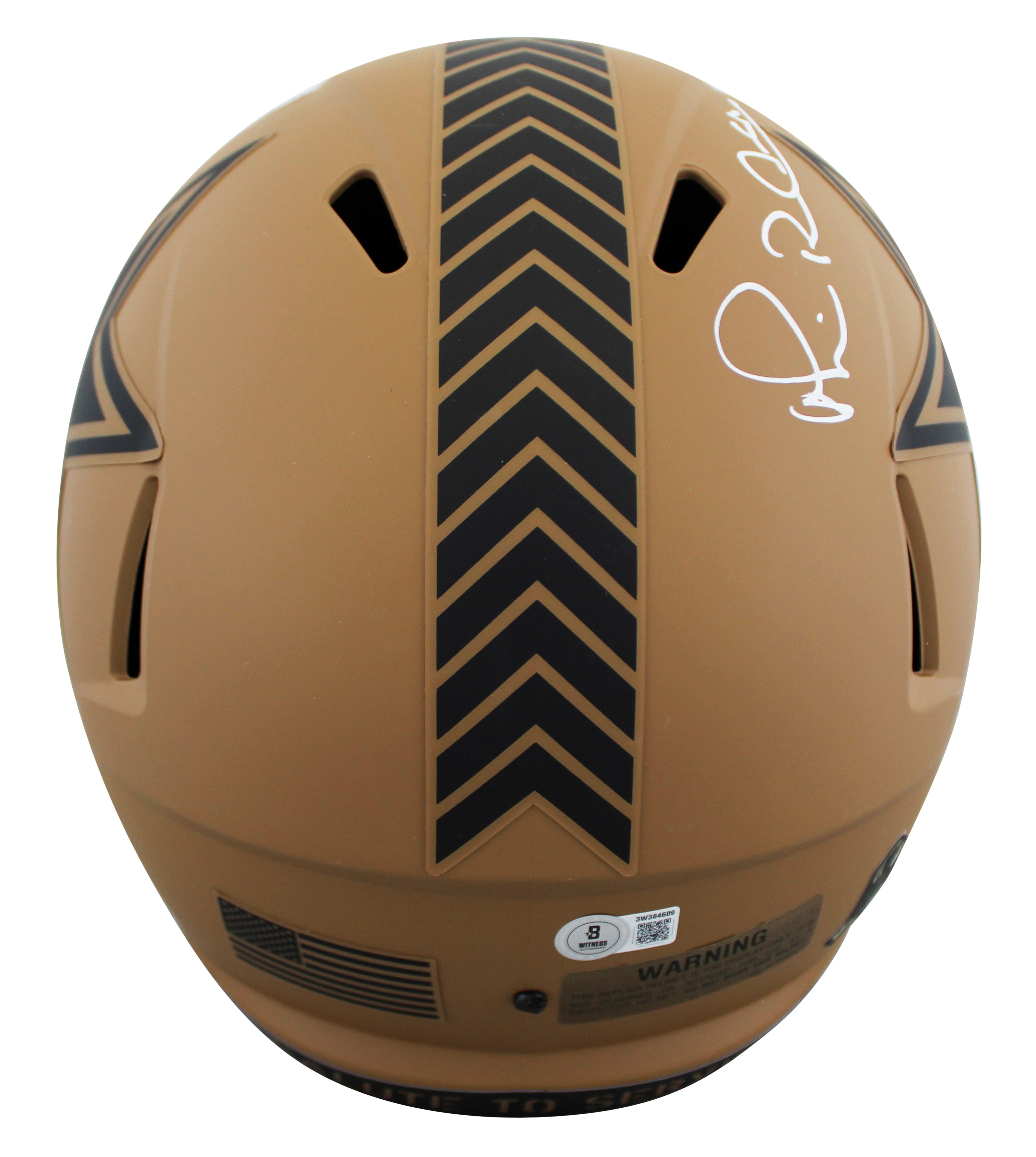 Cowboys Michael Irvin Signed STS II Full Size Speed Rep Helmet W/ Case BAS Wit