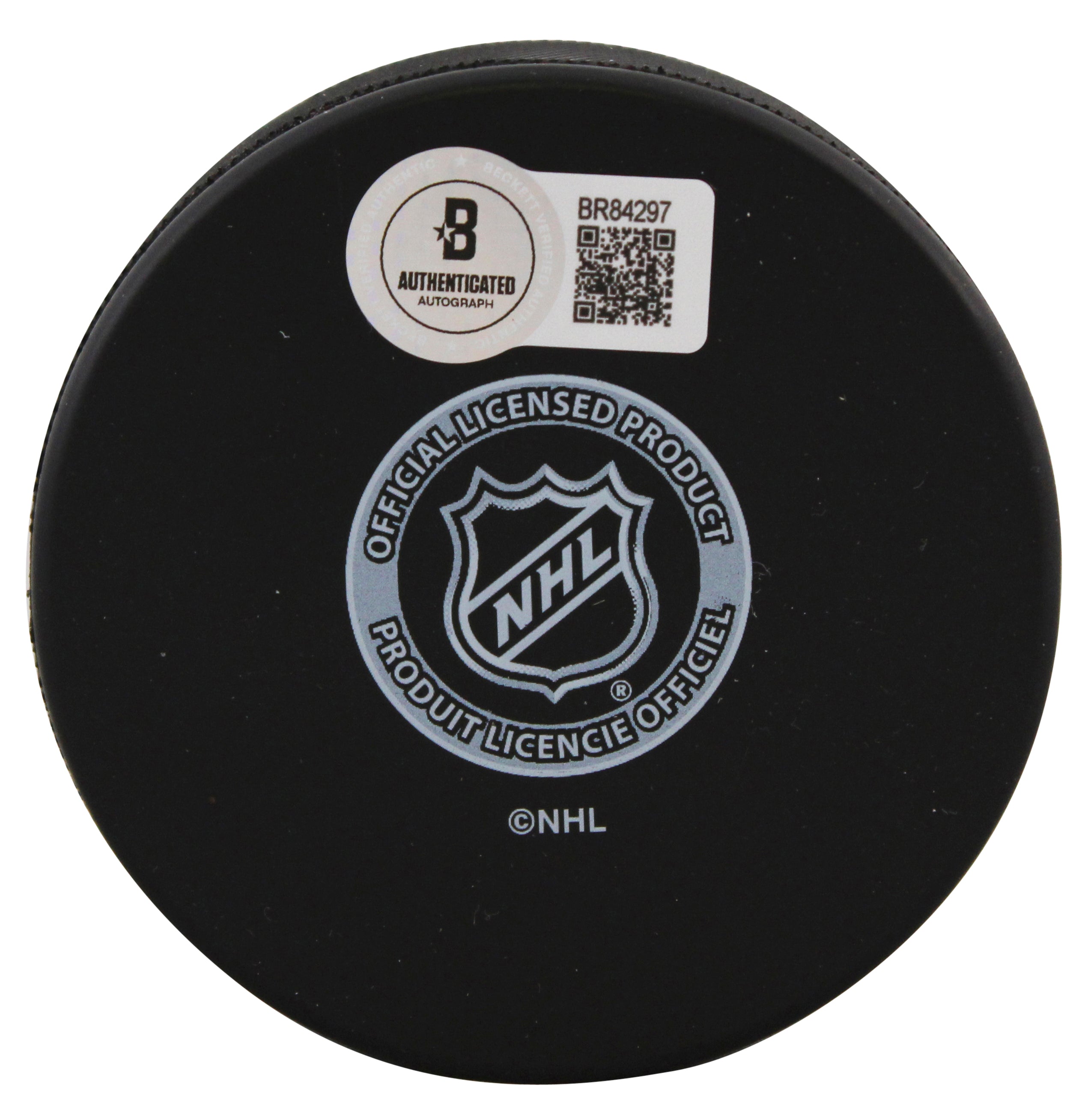 Blackhawks Jeremy Roenick Authentic Signed Official NHL Hockey Puck BAS #BR84297