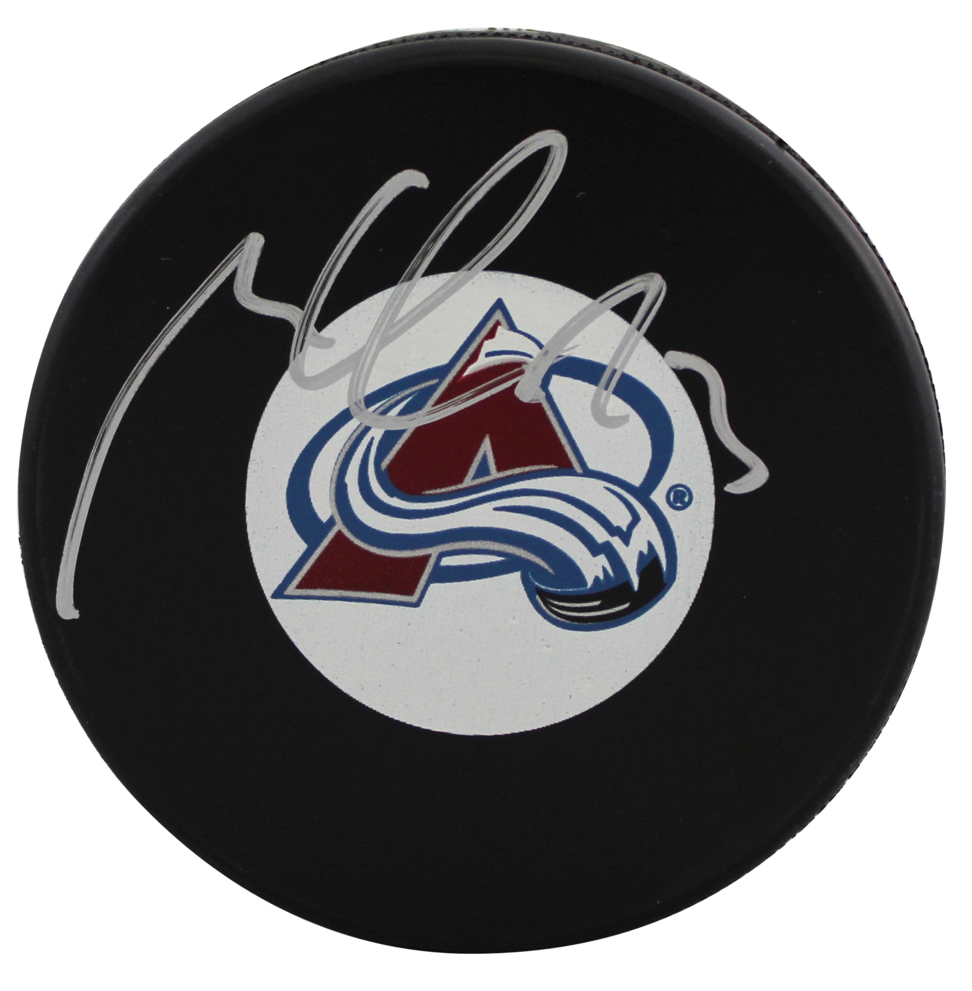 Avalanche Milan Hejduk Authentic Signed Official NHL Hockey Puck BAS #BR84292