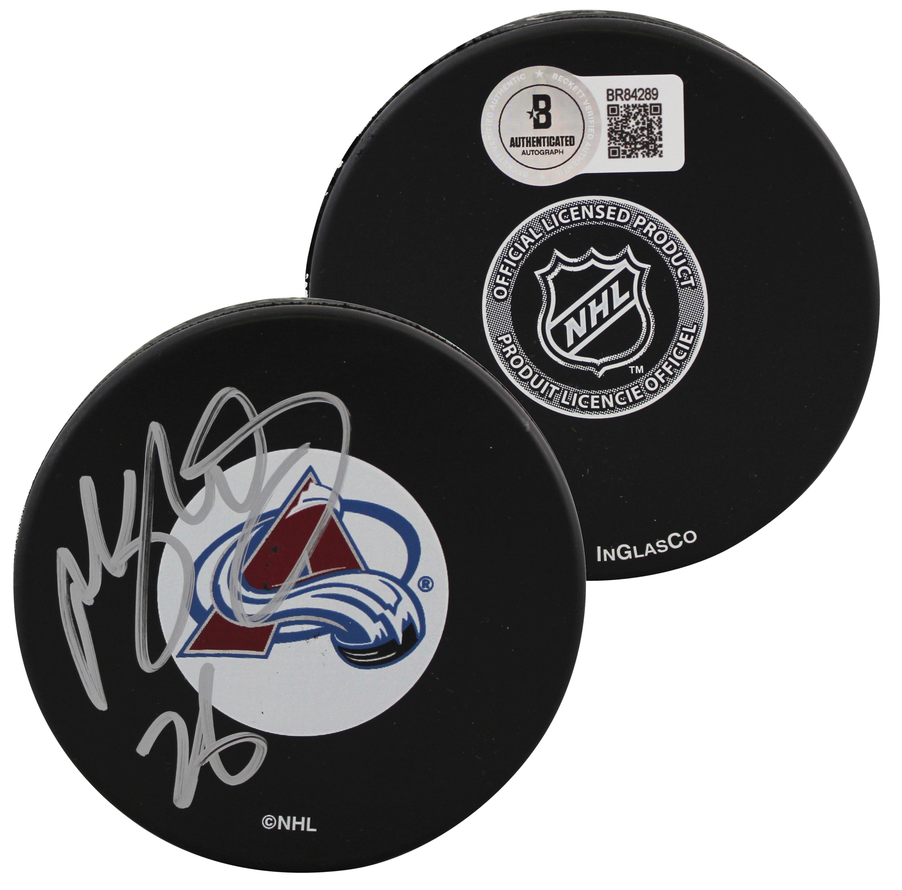 Avalanche Paul Stastny Authentic Signed Official NHL Hockey Puck BAS #BR84289