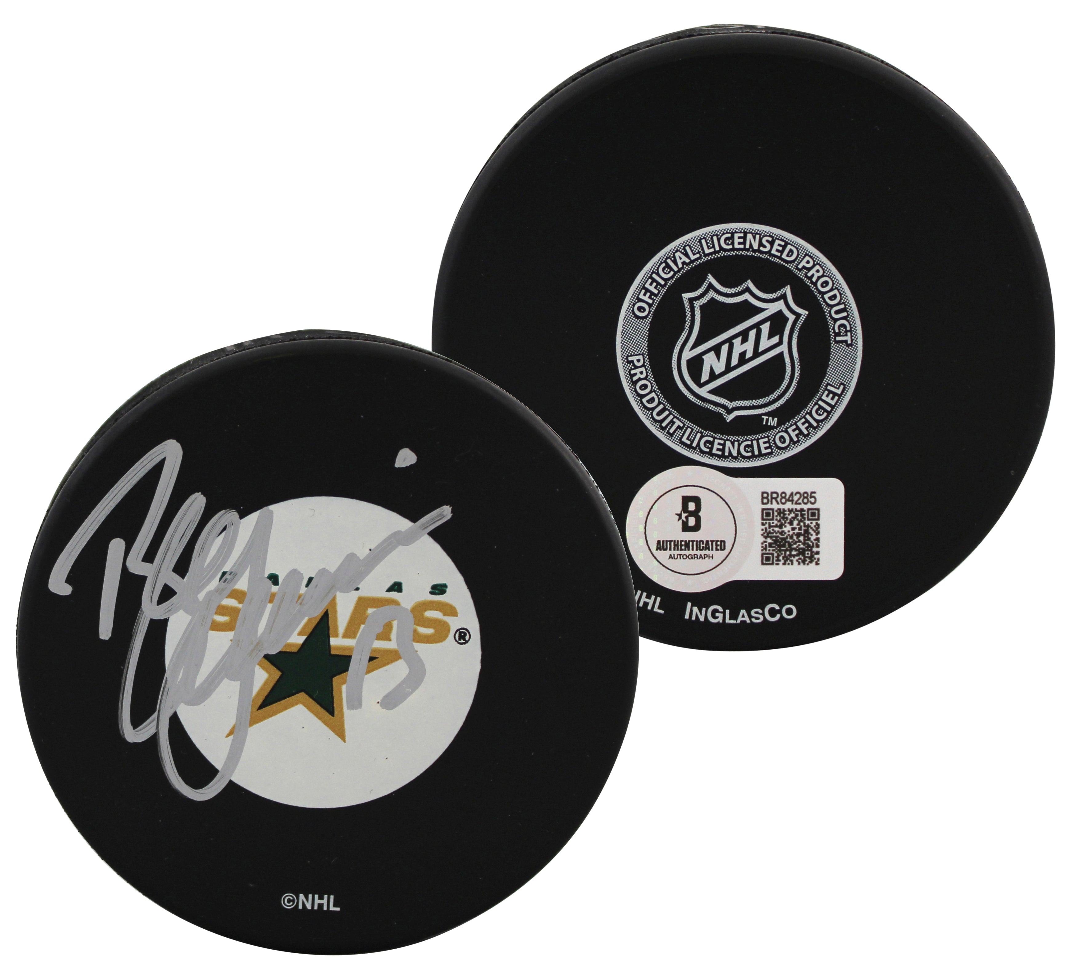 Stars Bill Guerin Authentic Signed Official NHL Hockey Puck BAS #BR84285