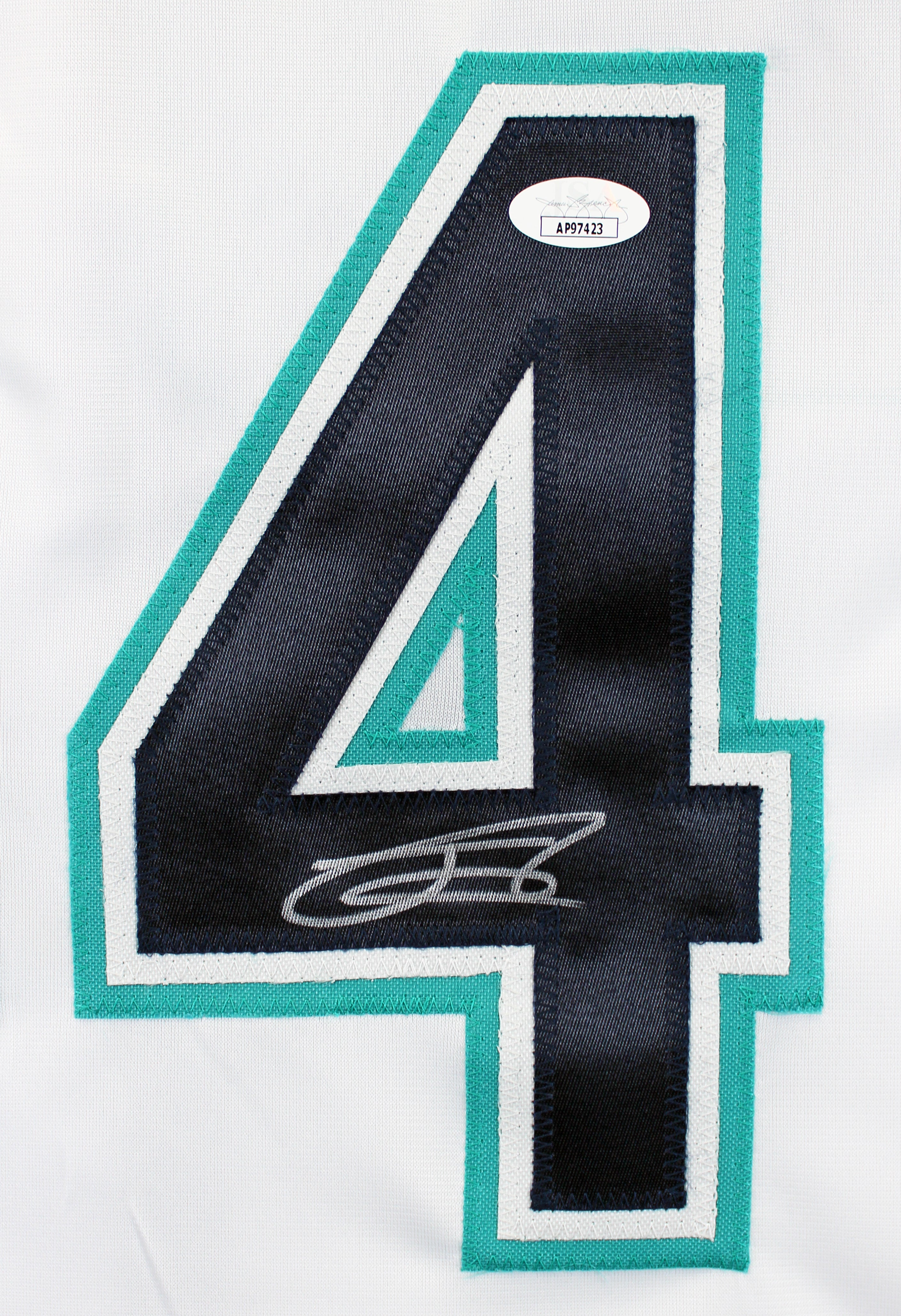 Julio Rodriguez Authentic Signed White Pro Style Framed Jersey Autographed JSA 2