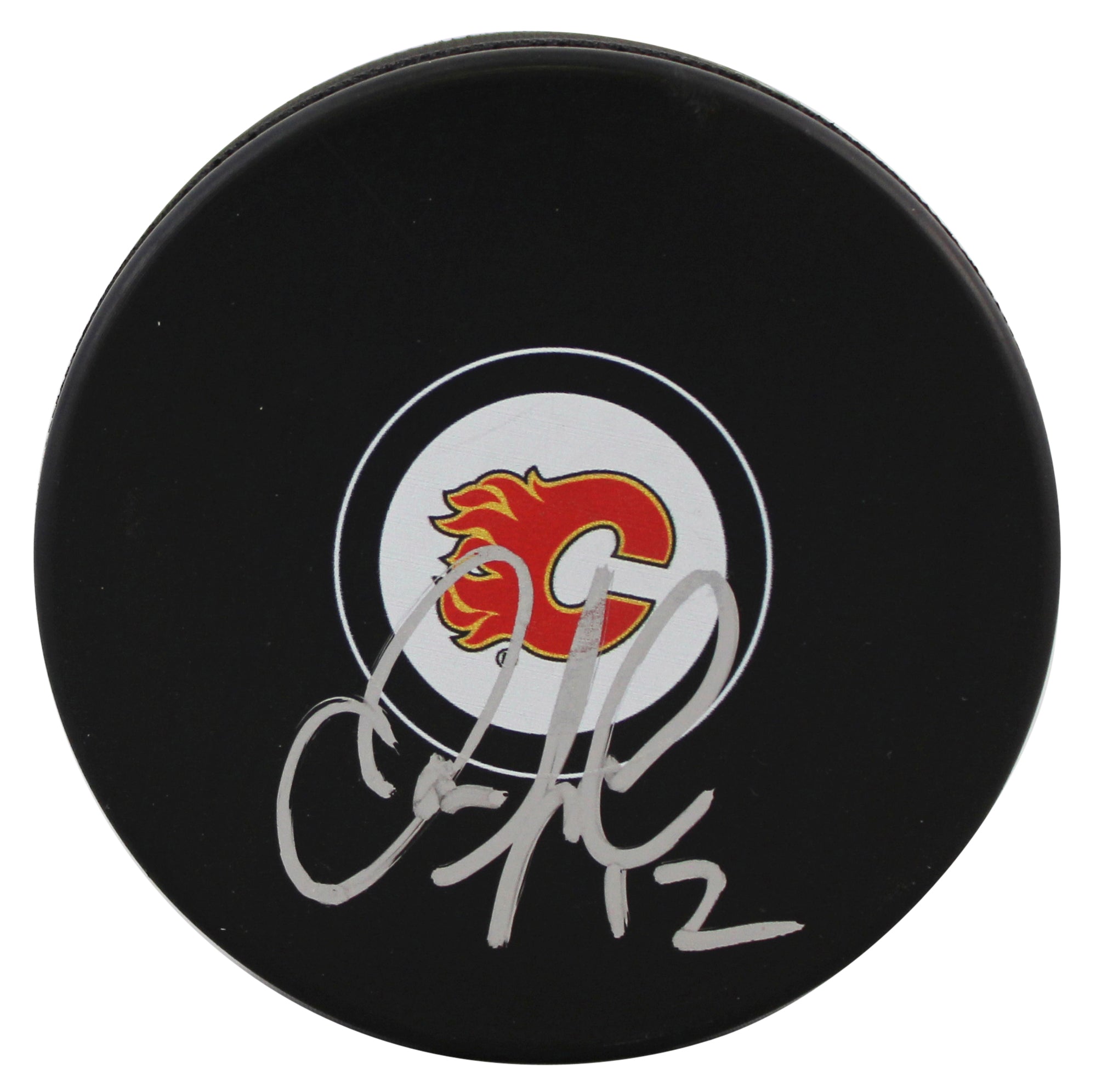 Flames Jarome Iginla Authentic Signed Official NHL Hockey Puck BAS #BR84293